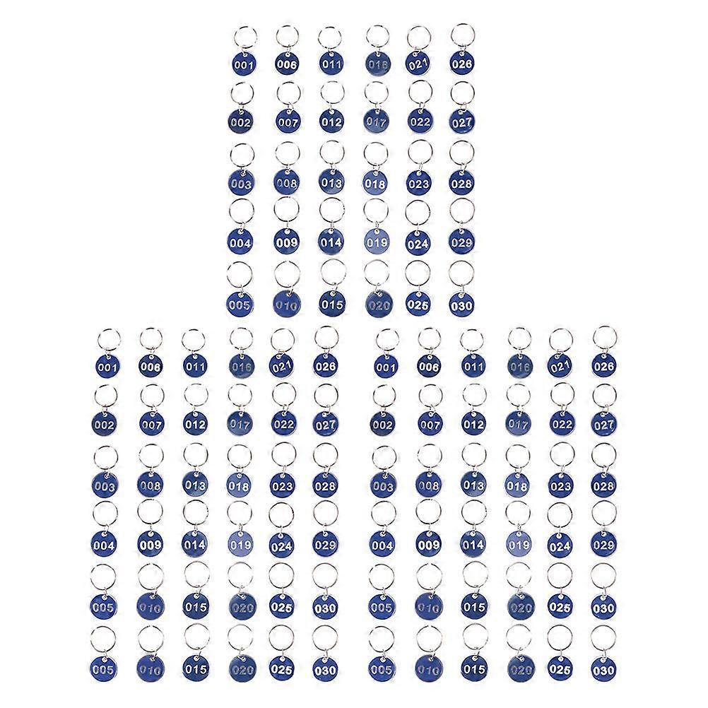 Key Ring Labels Aluminium for 3Sets Luggage Id Tags