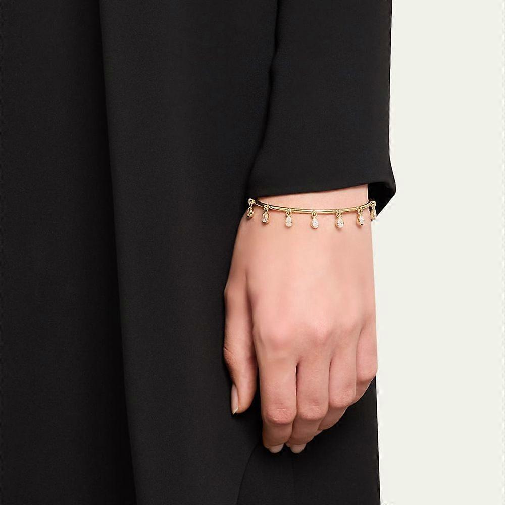 Nova pulseira com pingente de gota versátil e popular com strass e borla