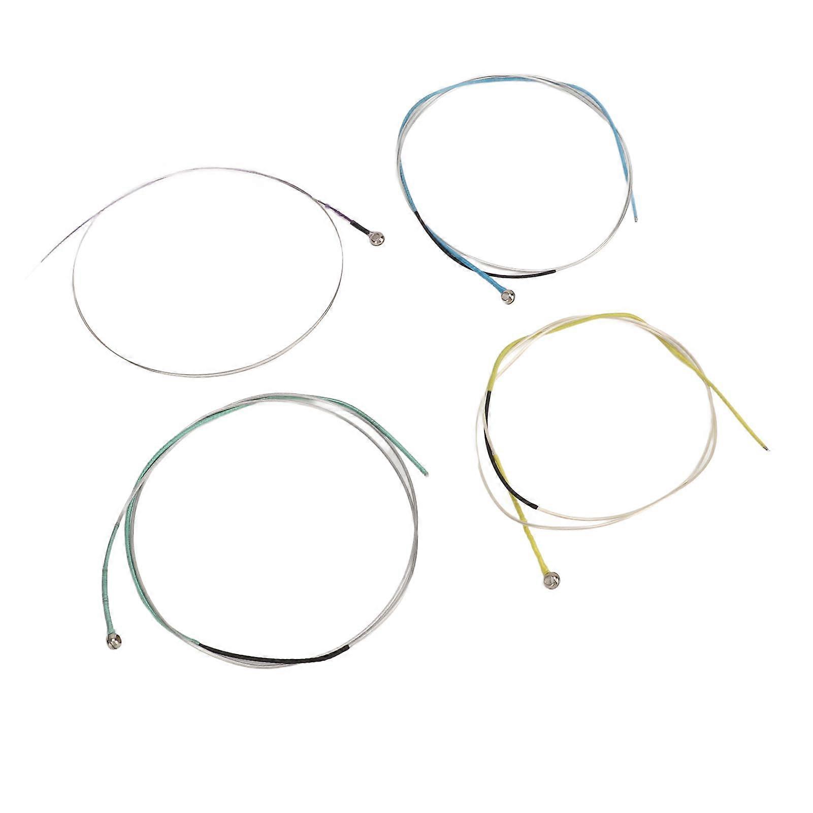 12PCS Violin Strings AV33 Nylon Stainless Steel Silver 1/4-4/4