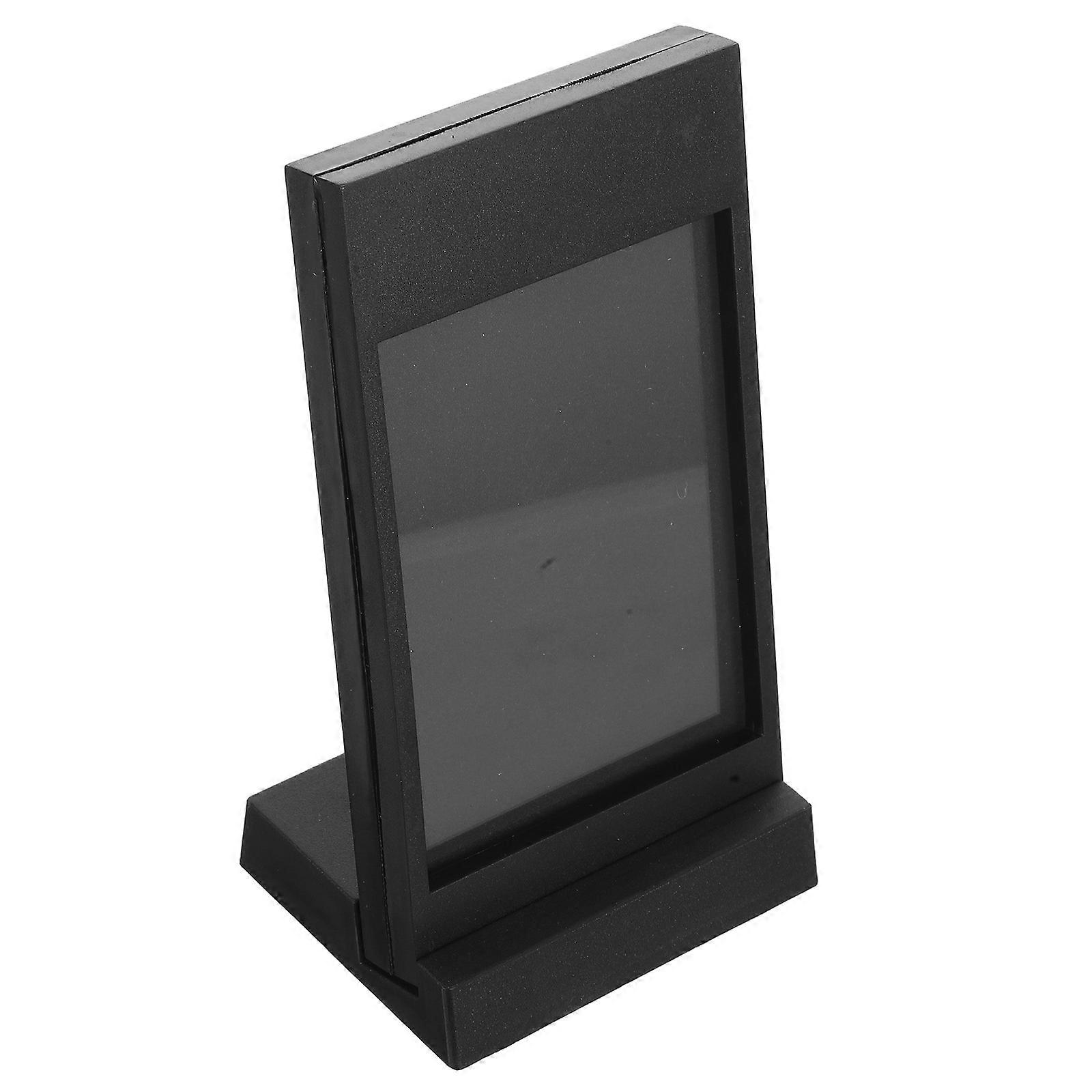 Table Sign Holders Plastic Sign Holders for Menu Display 20Pcs Black