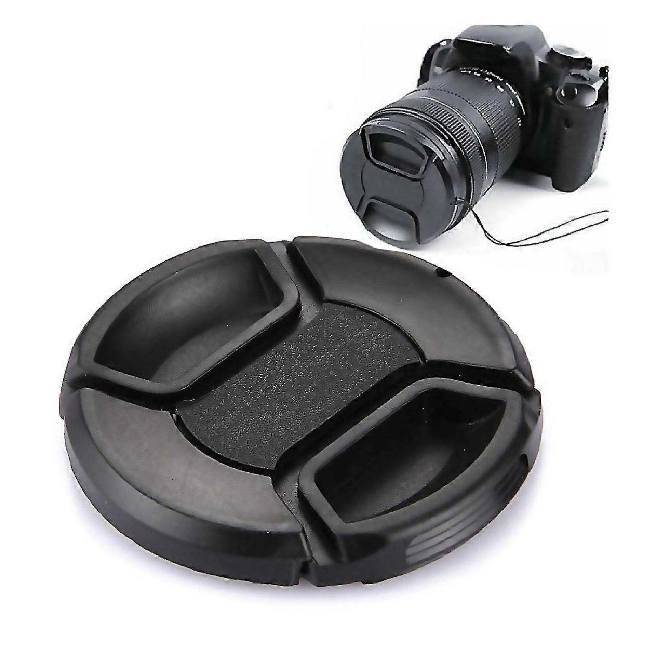 For 62mm Center Pinch Camera Lens Capblack