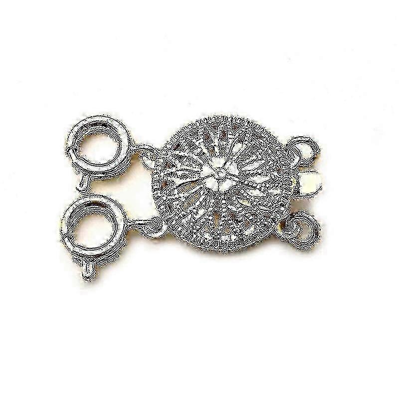 Practical Locking Magnetic Necklace Connector Stackable Necklace Clasp Closure YVL