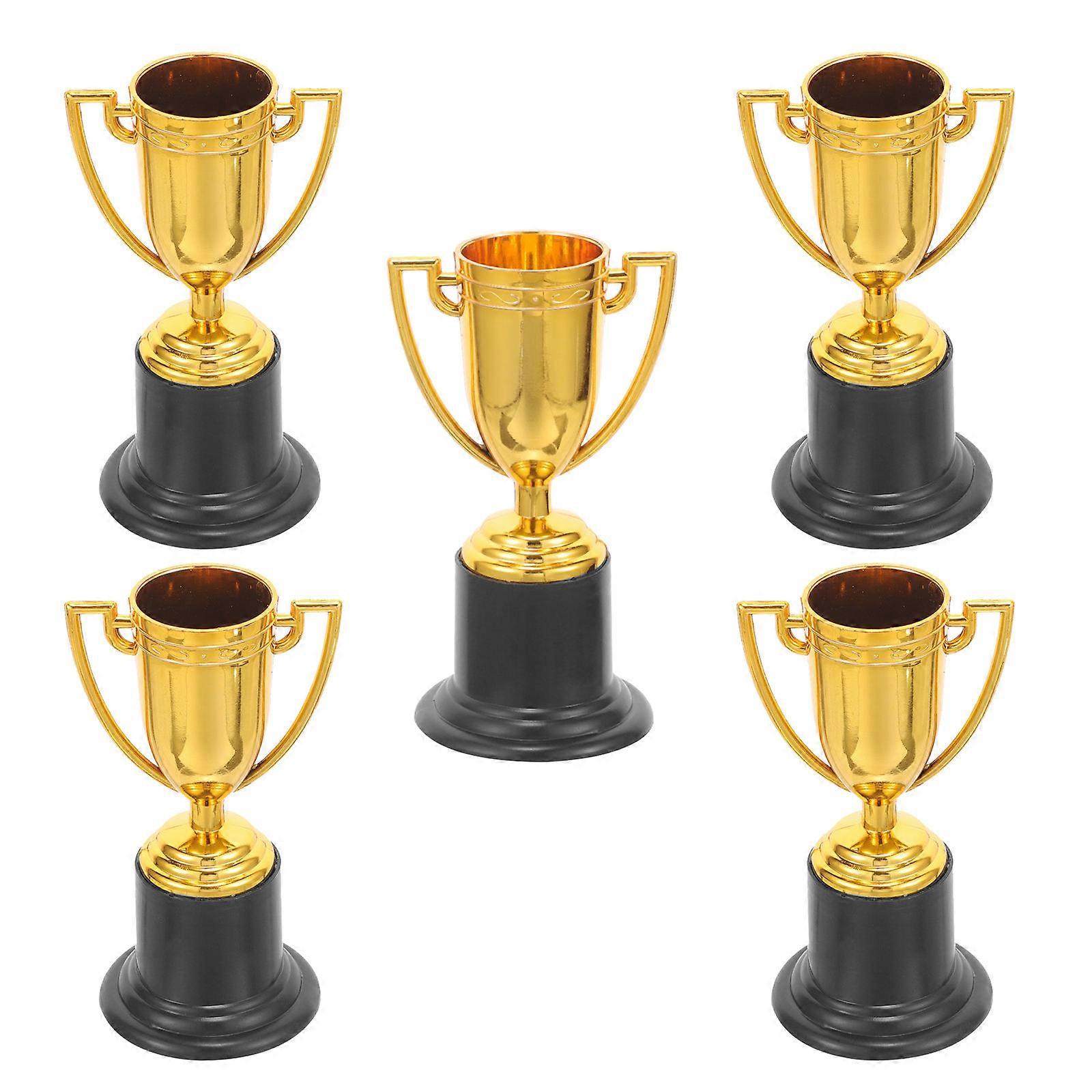 Plastic Trophy Children Trophy for Decor 5Pcs Small Decorative Plastic Cups