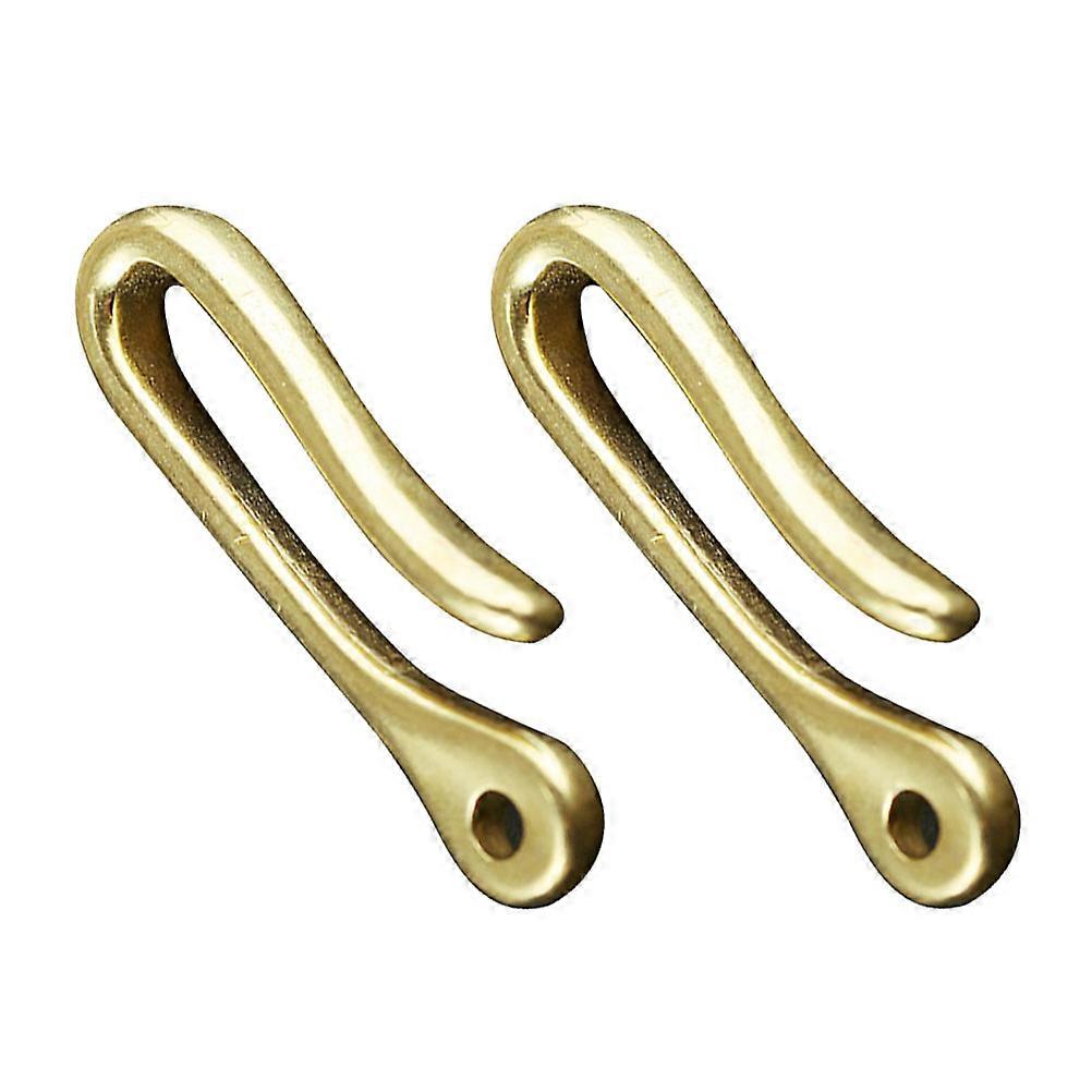 Mini Keychain Decors 4 Pcs Made From Premium Brass For DIY Crafts Daily Use Lightweight Style