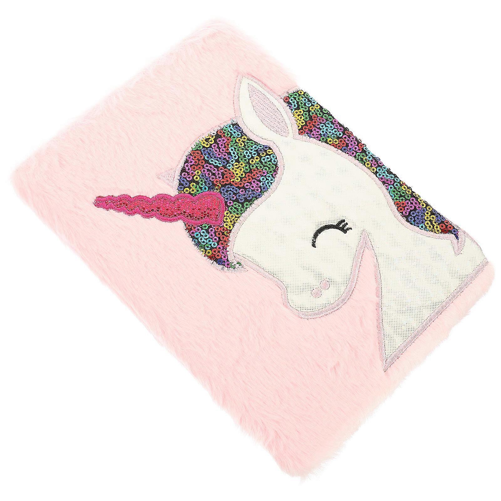 Writing Notebook for Kids Plush Cover Diary for Daily Use 5Pcs