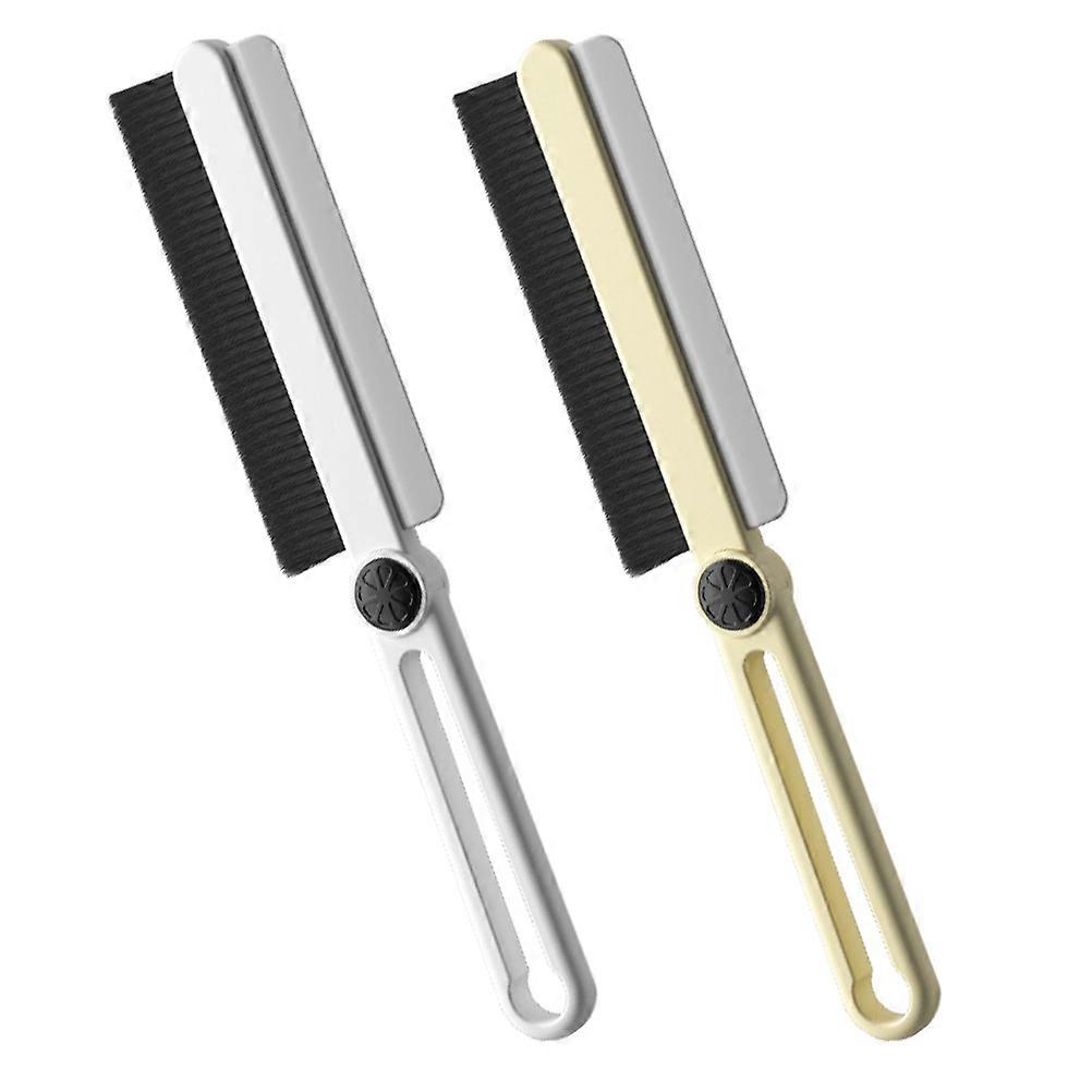 Bathroom Cleaning Brush 6 Pcs Stubborn Stain Removal Grooved Cleaner Tool Home Cleaning Hard-Bristled Design Multiple Uses