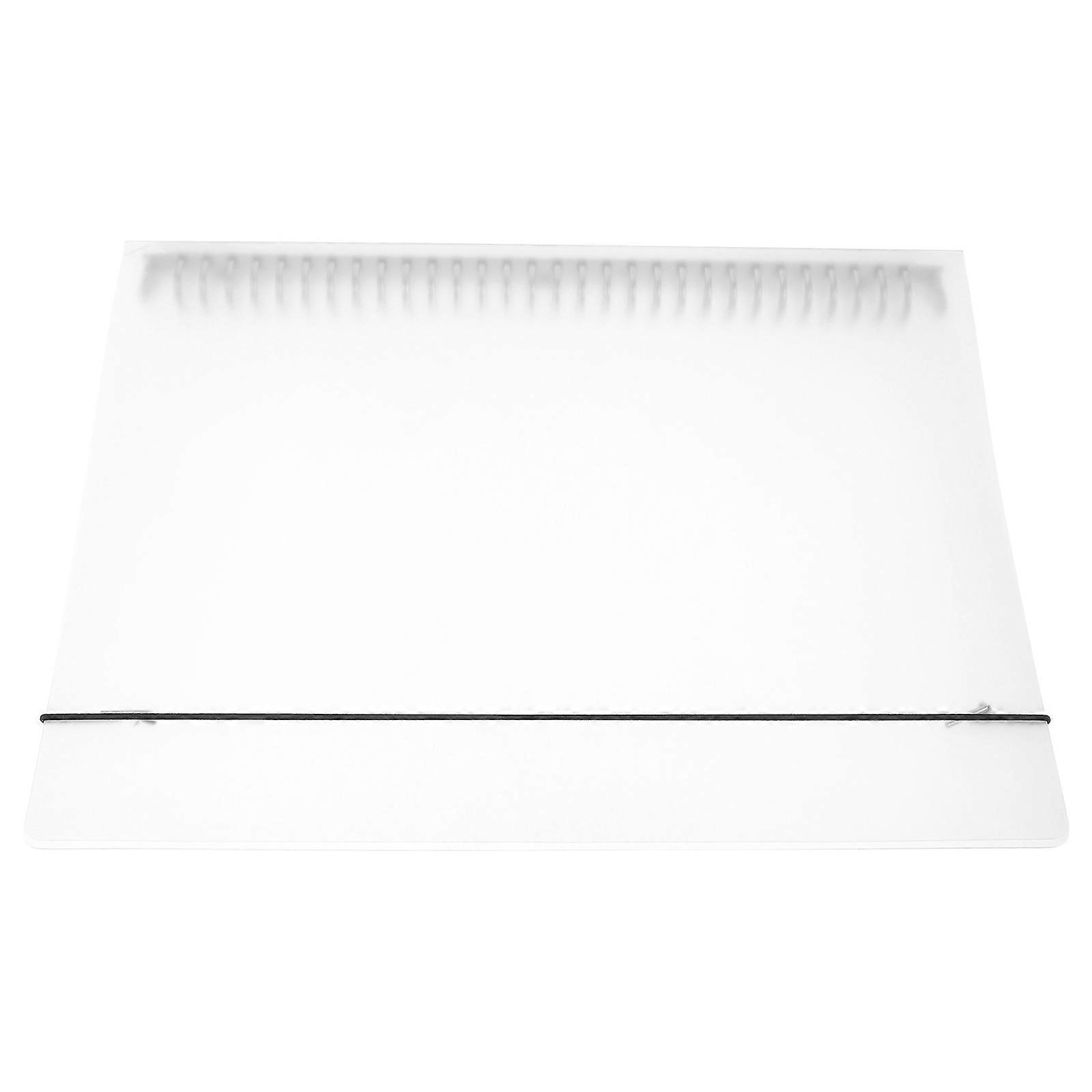 Loose Leaf Binder Cover Refillable Notebook Shell Transparent 32.00X24.50X2.50CM Pp Material Damage Protection 1Set