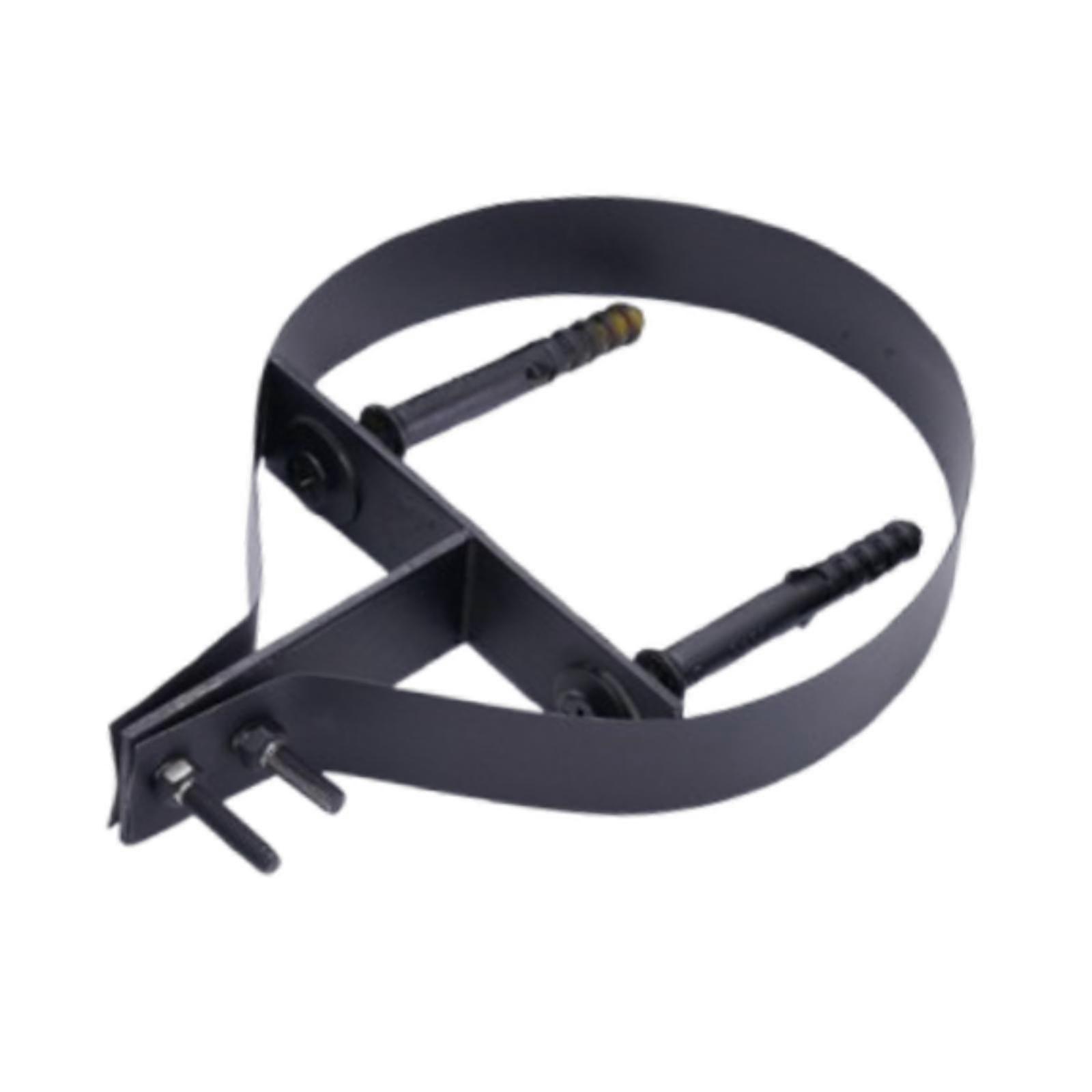6 Chimney Pipe Bracket Fireplace Parts Adjustable Chimney Pipe Holder Black