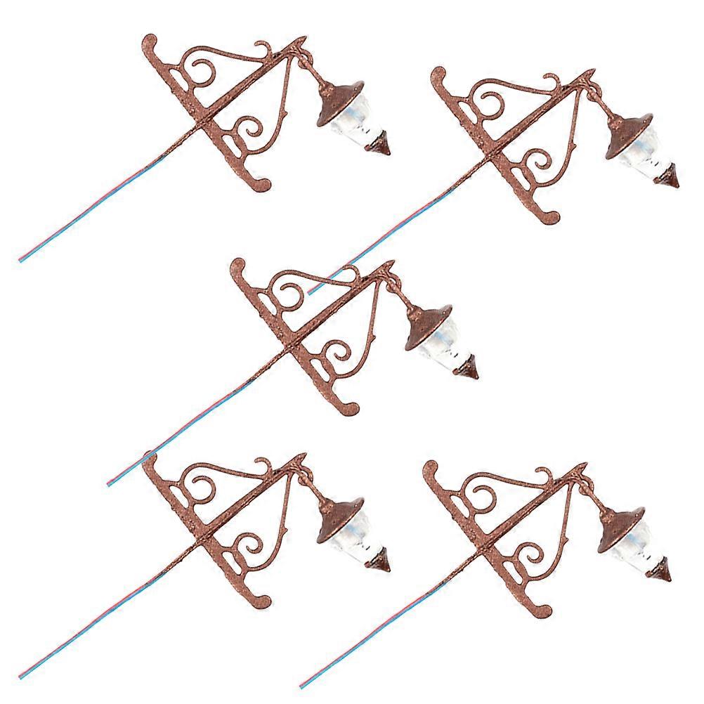 Mini House Wall Lights for Home Use 10Pcs Miniature Wall Lamp Model