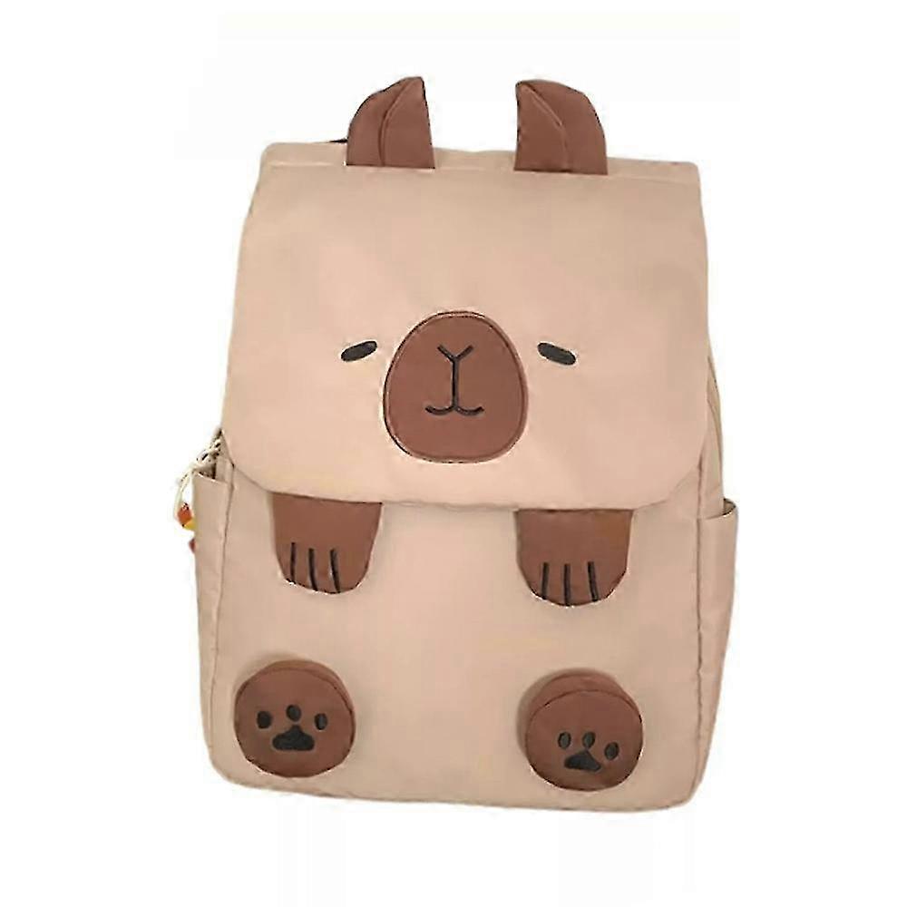 Capybara Backpack, Kawaii Capybara Backpack with Adjustable Straps 26s