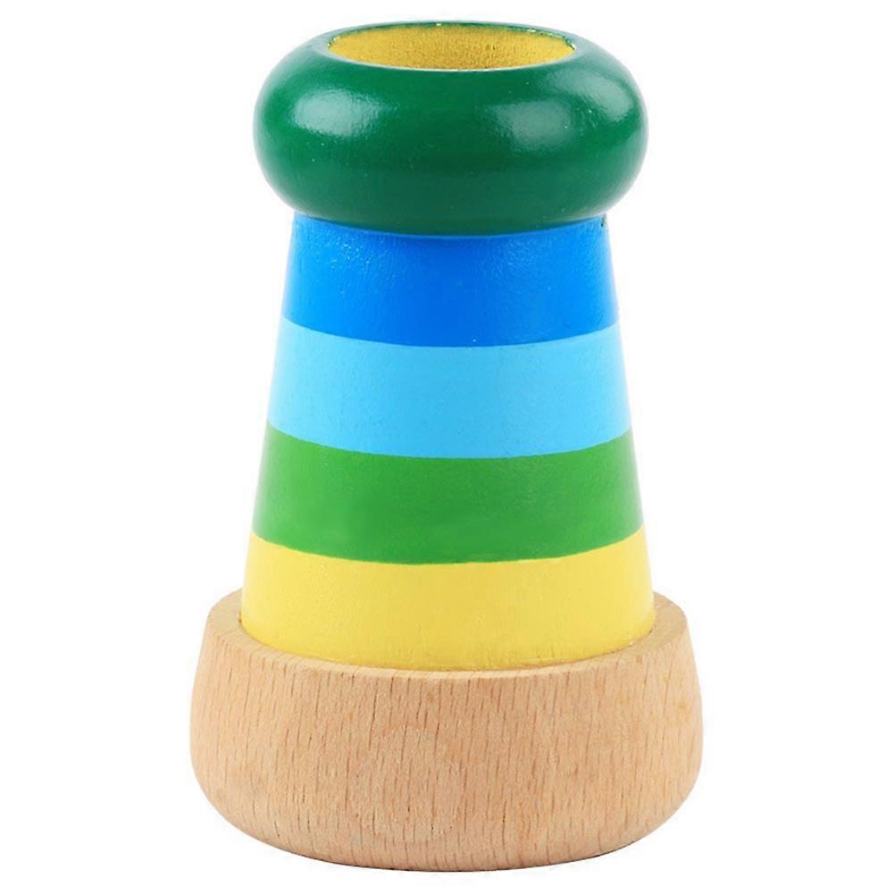 Wooden Kaleidoscope Toy for Children Use Educational Rotating Play