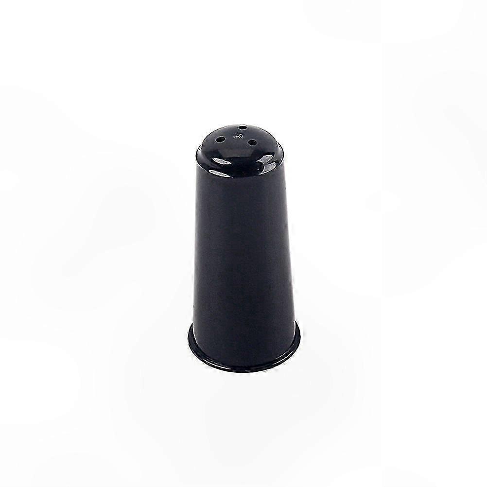 Black Plastic Protective Cap for Bb Soprano Saxophone Mouthpiece
