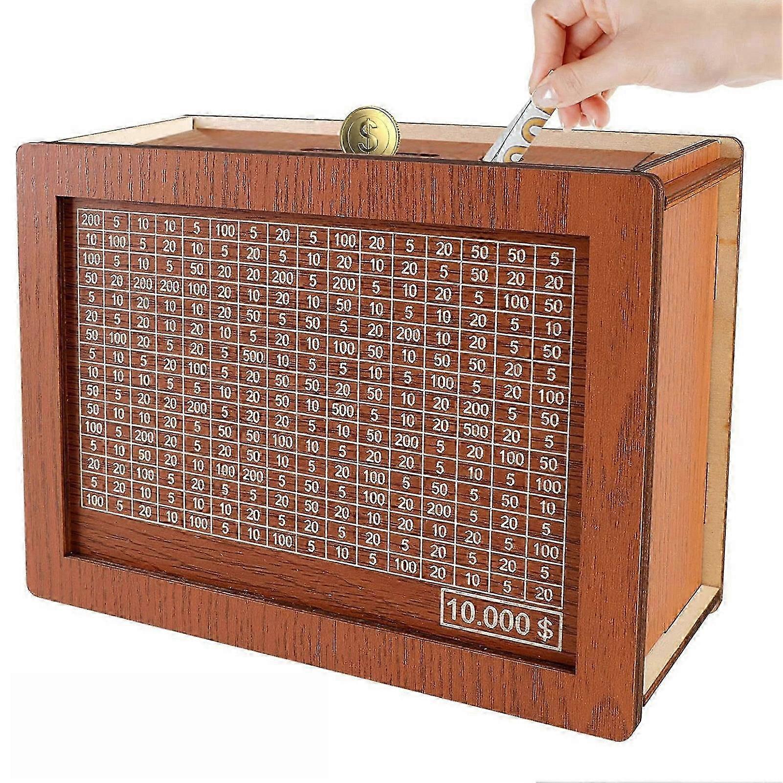 2025 4 Size Piggy Banks - Piggy Boxes With Savings Goals And Numbers