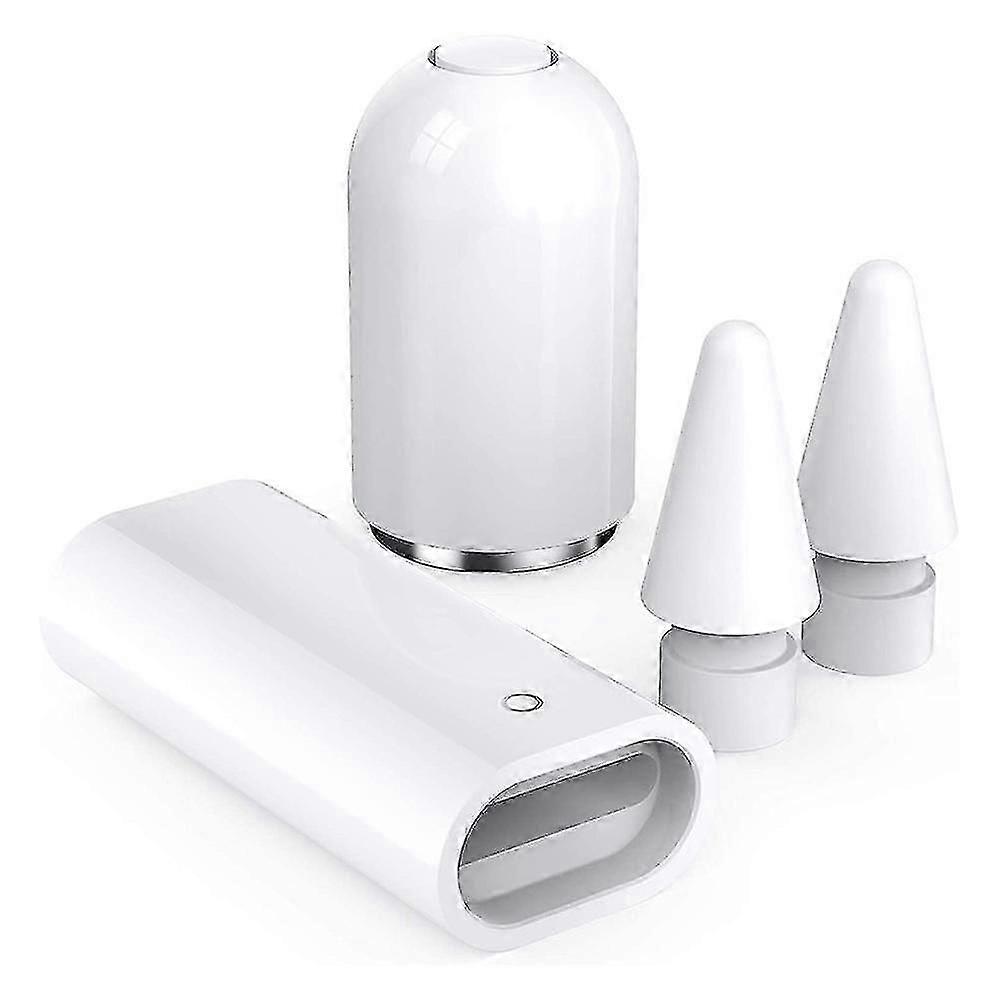 Magnetic Cap Charging Adapter and Replacement Tips for Stylus Pens, Compatible with UK Models