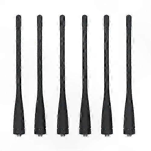 6-Pack UHF 400-470MHz Antennas for Two-Way Radios Compatible with Multiple Models