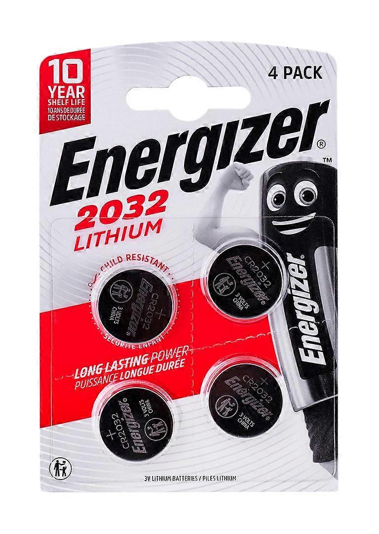 Energizer Battery Specialized Cr2032, 4 Pieces, 3v, Eco