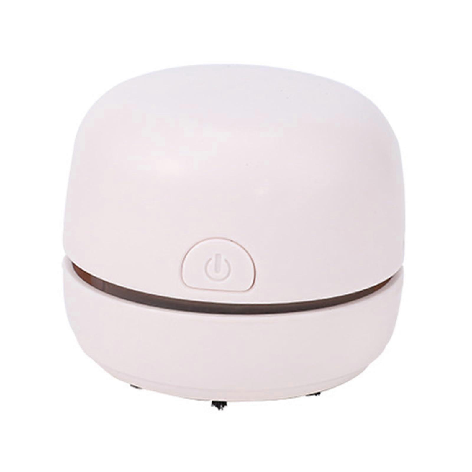 Multifunctional Handheld Vacuuming Cleaner Adjustable Suction Desktop Crumb Cleaner Compact White Small Size