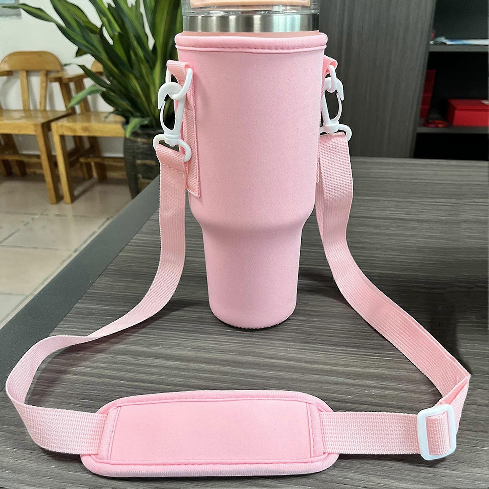 Hariumiu Water Bottle Bag Compatible with Most Bottles - Portable Neoprene Holder with Adjustable Strap for Outdoor Activities