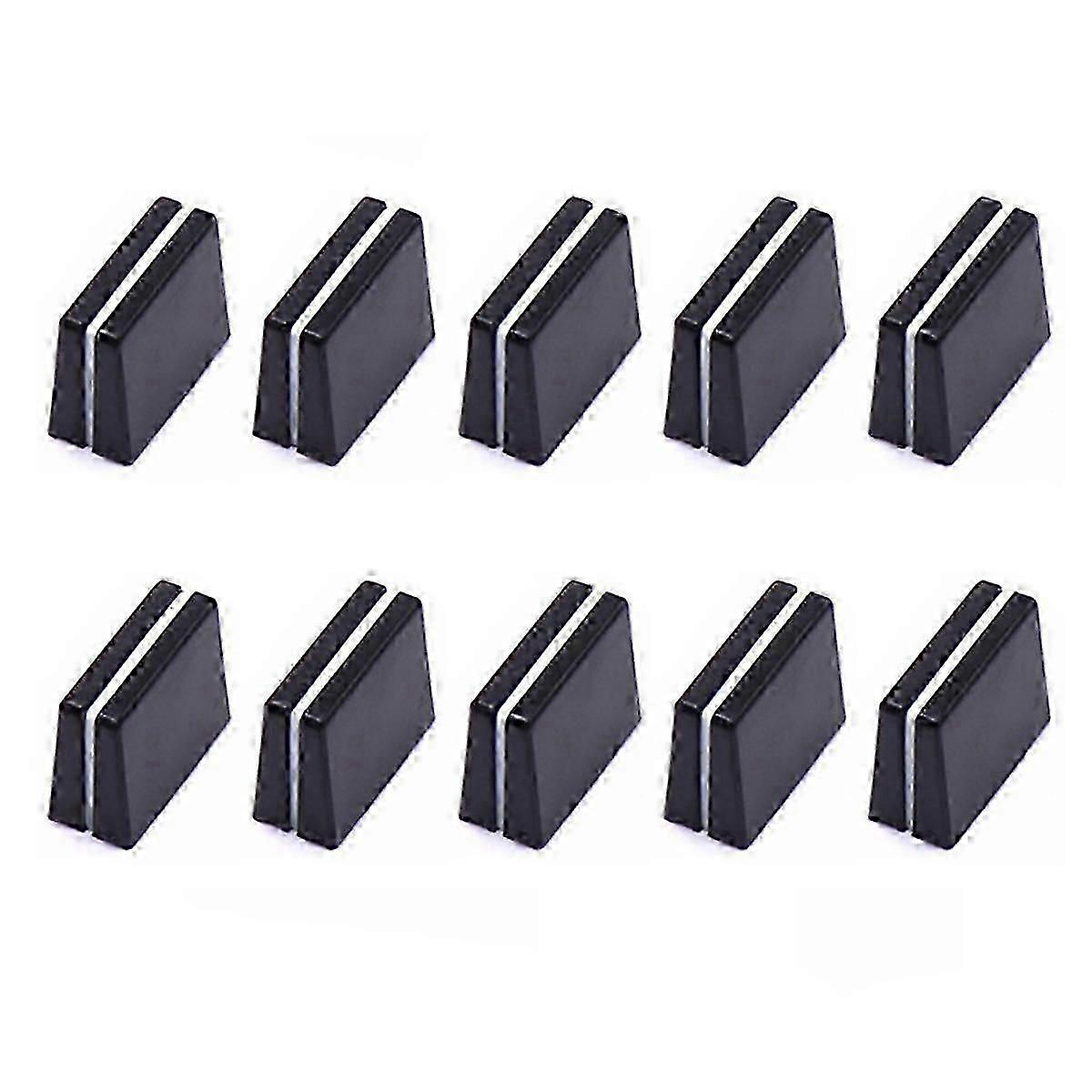 10pcs Fader Caps Mixer Fader Slider Knobs Replacement Buttons Caps for Mixer Console Accessories