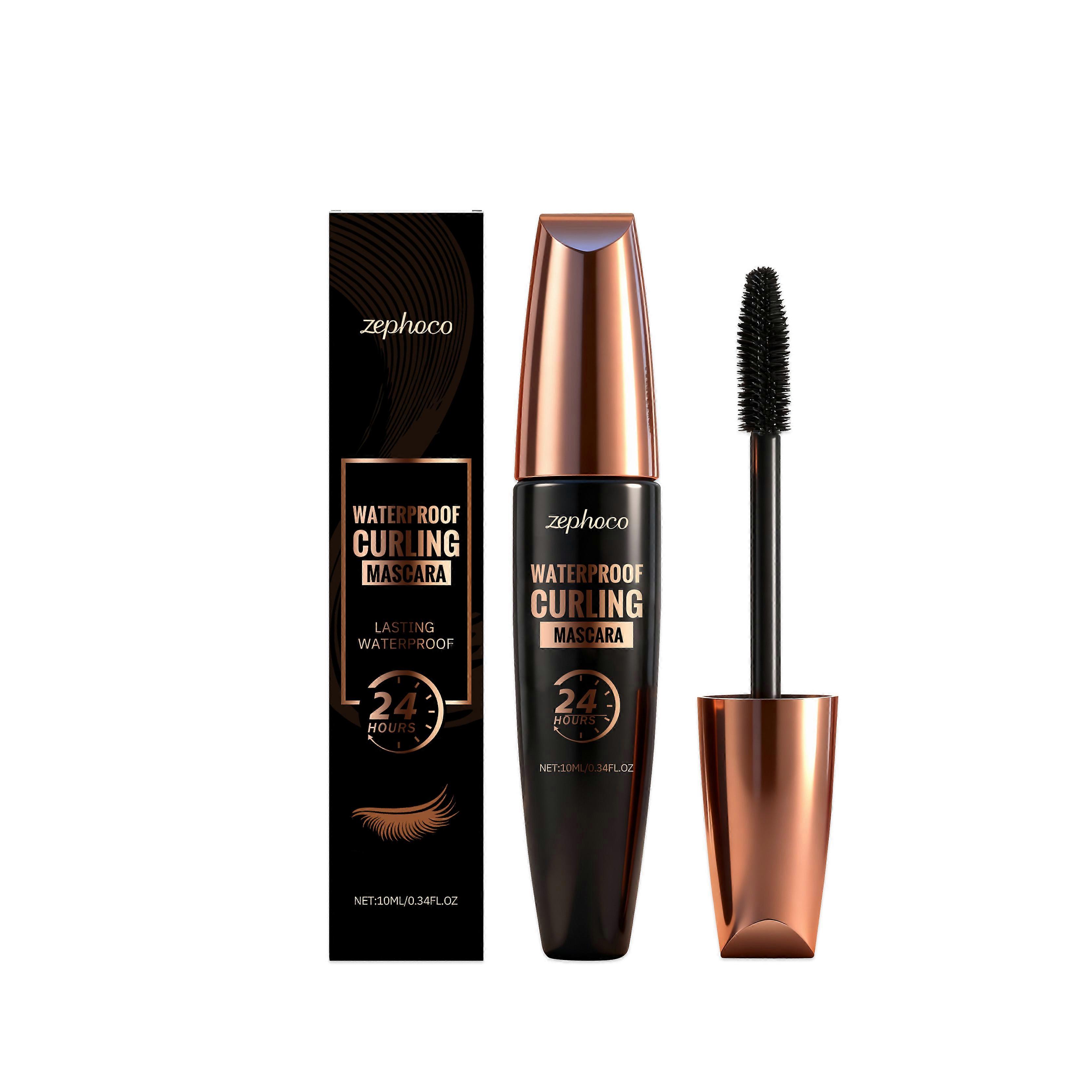 Zephoco Curling Mascara Daily Care For Beautiful Eyelashes, Natural And Smooth, Curling And Shaping, Apply Mascara
