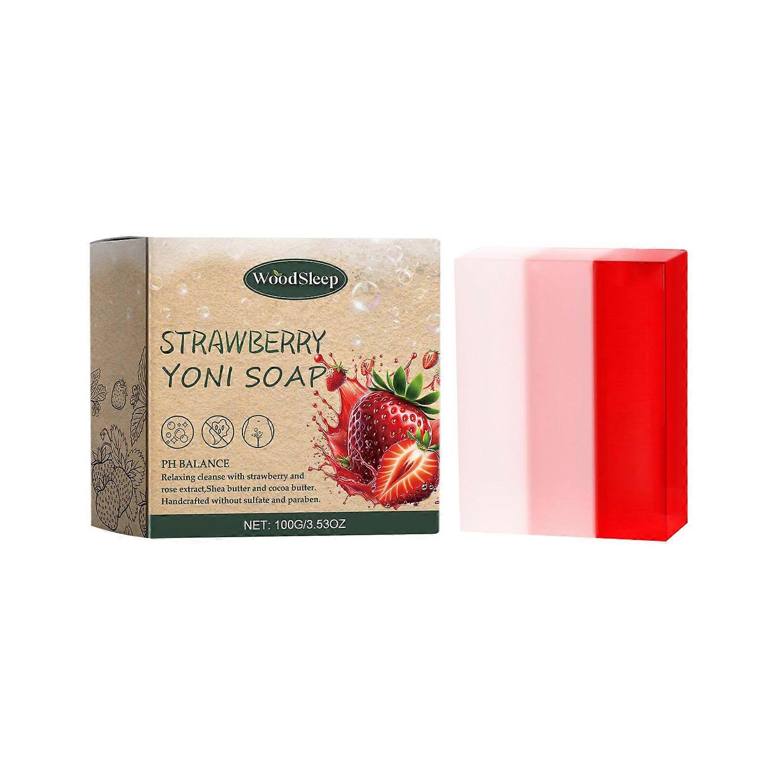 Natural Strawberry-Flavored Soap