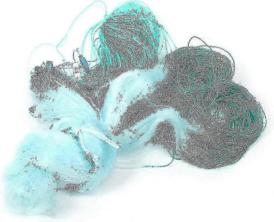 Heavy 4-Finger Mesh Fishing Net 50m Length 1.5m Height