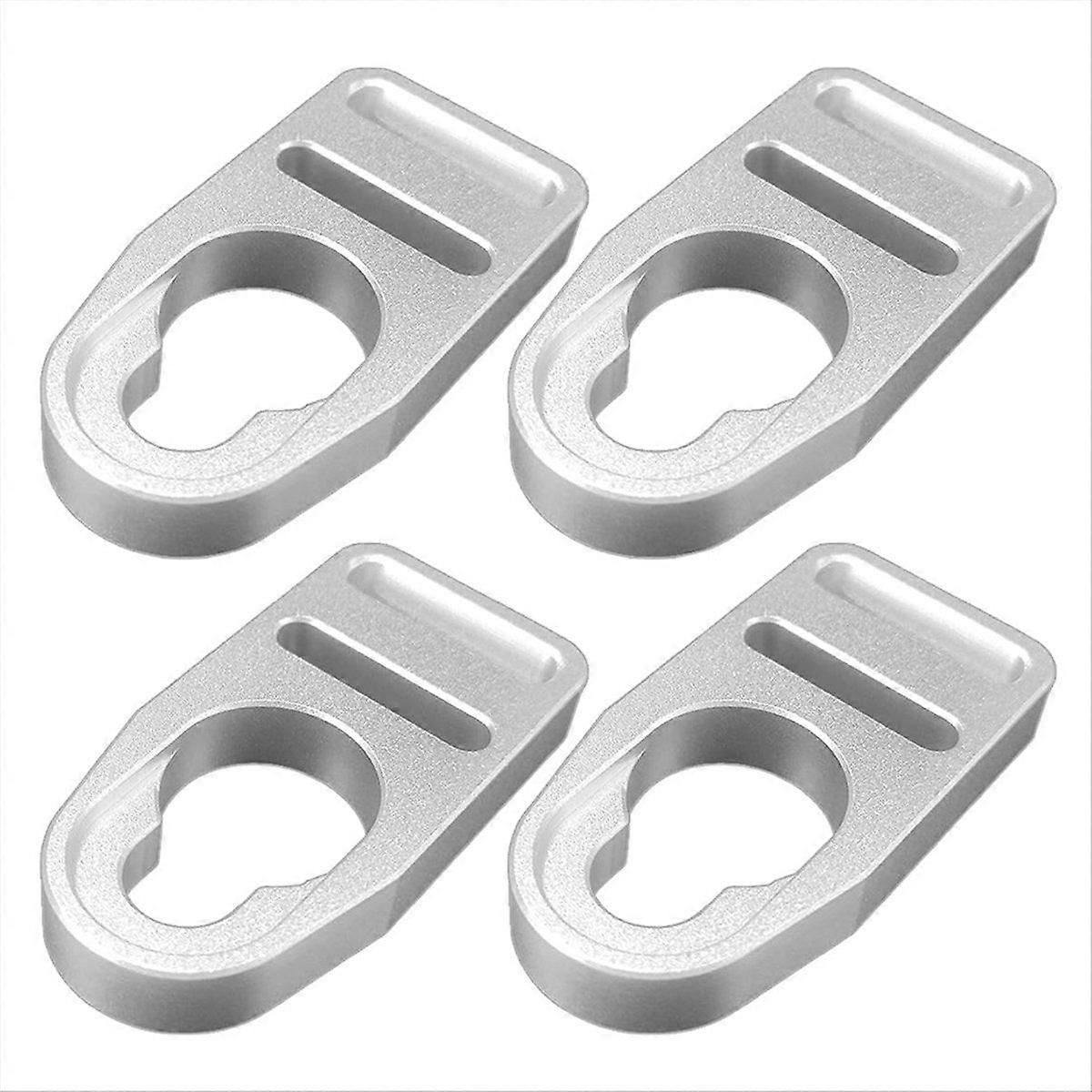 Aluminum Kayak Seat Latches Compatible with Kayak Seat Replacement Kit Button Type Straps 4-Pack