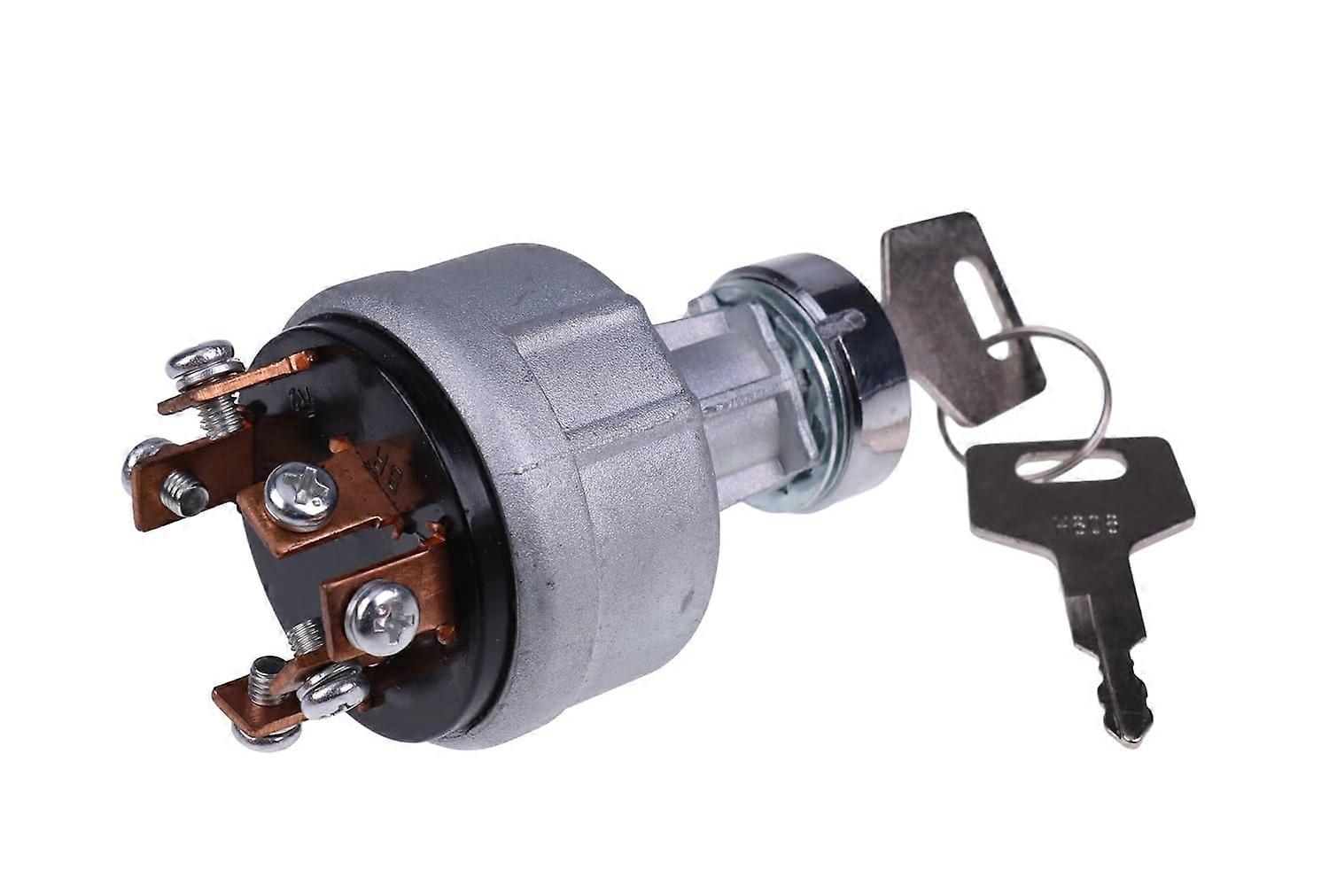 1700100023 1700100052 1700100072 Ignition Switch with 2 H806 Keys Compatible with Takeuchi Excavator TB Series TL Series Takeuchi TB125 TL130 TB135 TB