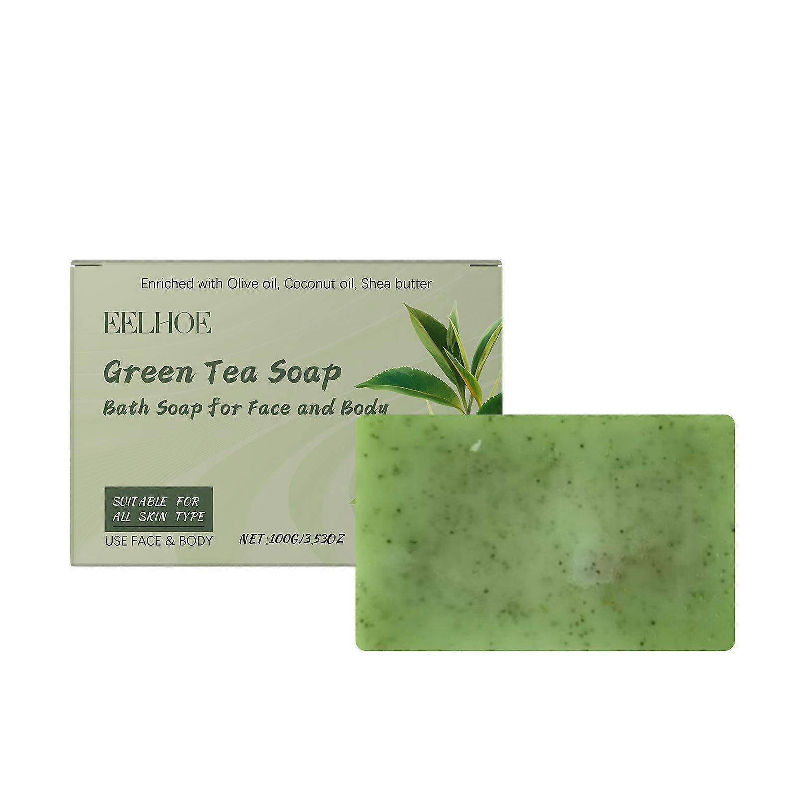 Green Tea Bath Soap: Gentle And Nourishing Body Cleansing, Moisturizing, Refreshing, And With A Pleasant Fragrance.