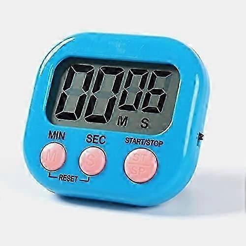 Magnetic kitchen timer with loud alarm and large LCD display for cooking