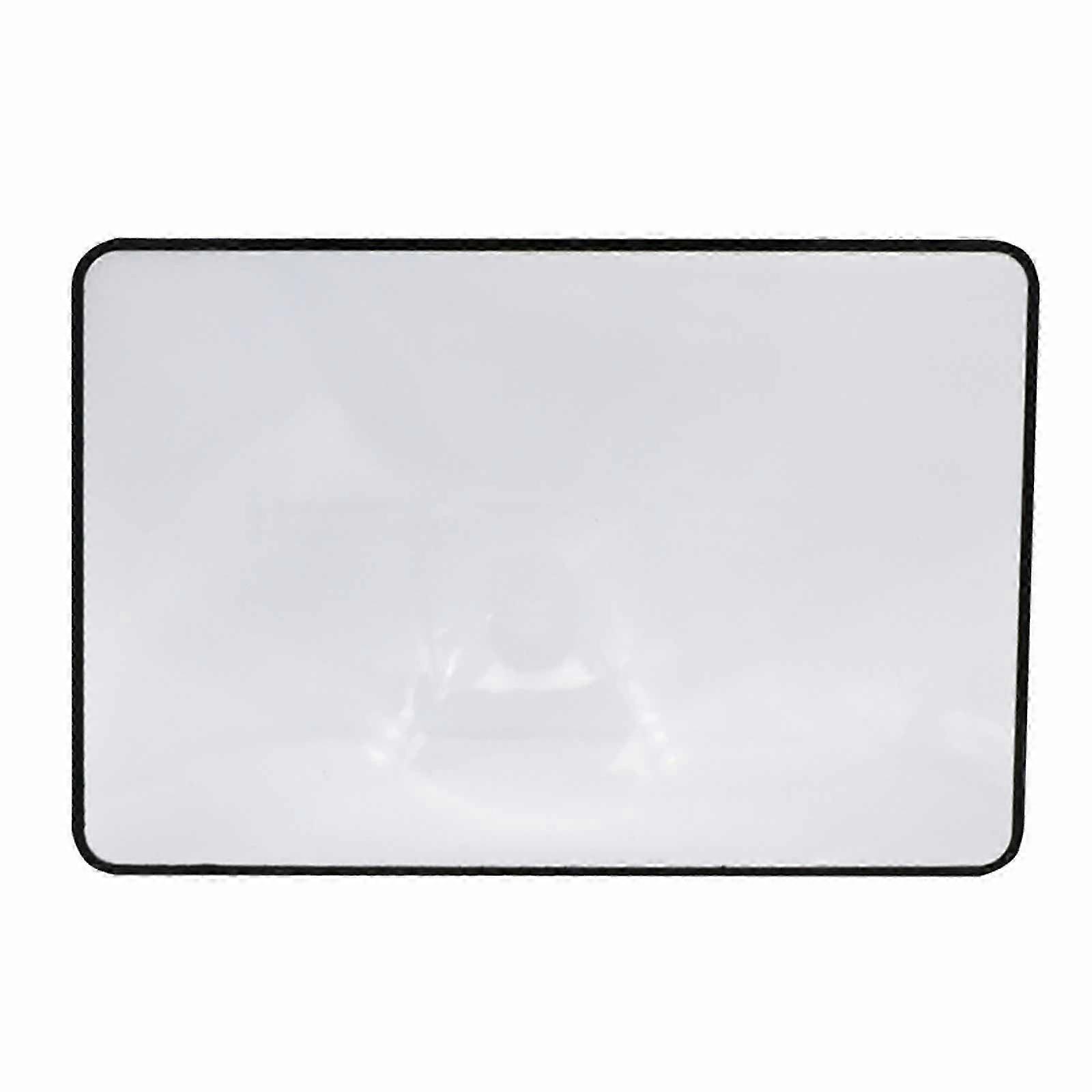 4 Pack 3X Flat Magnifying Glasses for Reading, Flexible Plastic Lenses for Small Prints in Books, Cards, Patterns (7 x 5 Inch)