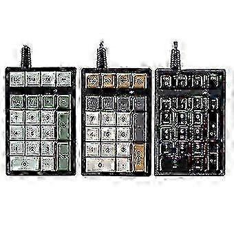 Axis Rgb Usb Wired Keyboard Computer Numpad 21 Keys Pbt- Keycap Mechanical Numeric Keypad Green For Laptop Cashier 2025