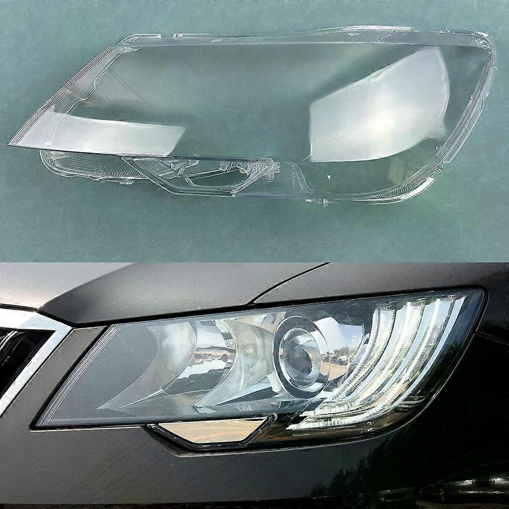 For Skoda Superb 2013 2014 2015 Headlamp Lamp Shell Headlight Cover Transparent Lens Plexiglass Replace Original Lampshade