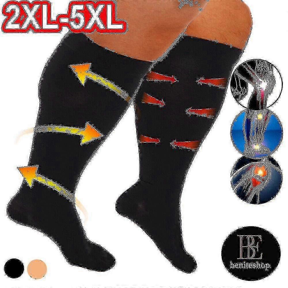جوارب ضغط رياضية Xxl-5xl جوارب دعم جوارب السفر جوارب تجلط الدم 9104937055995 f26