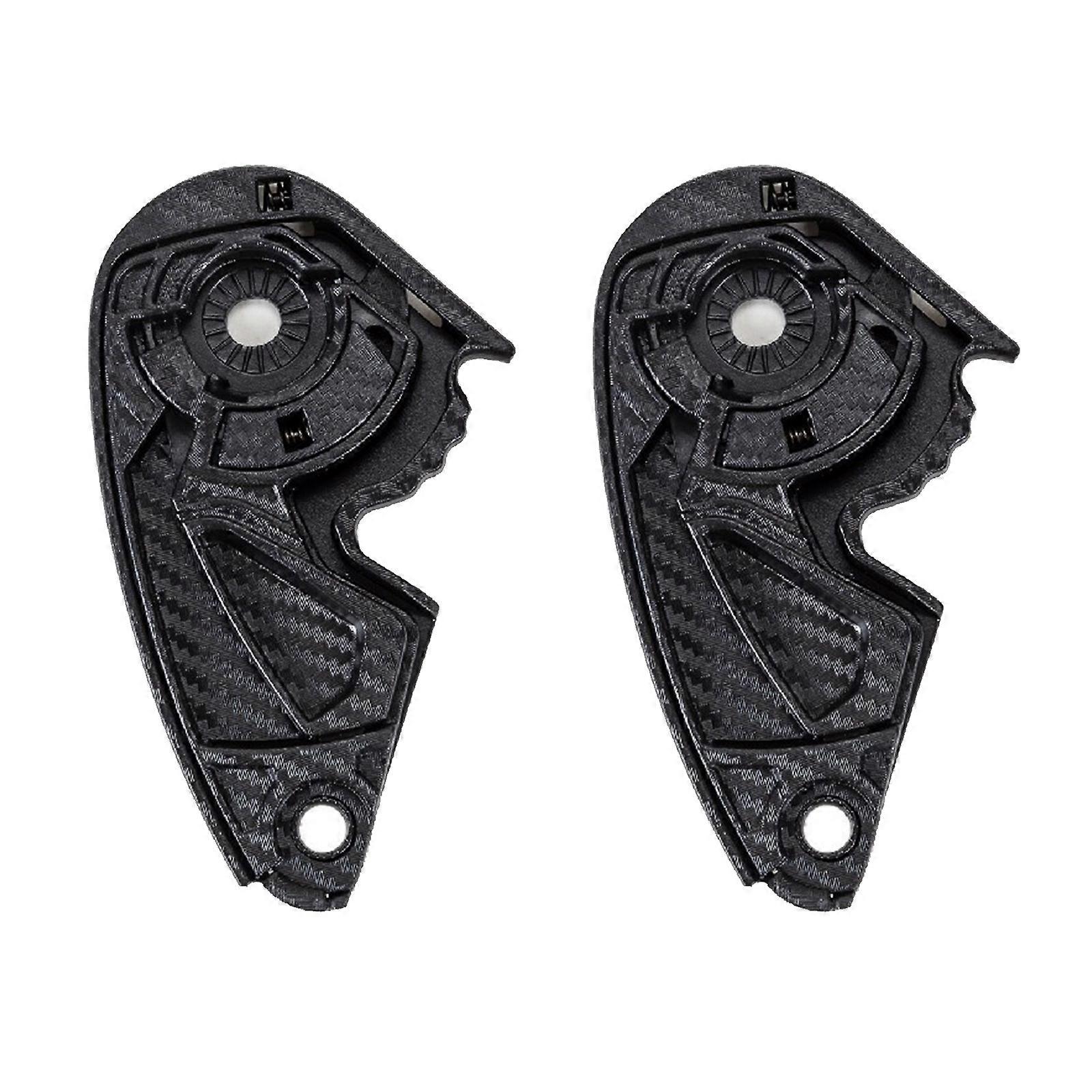 1 Pair Face Shield Visors Base Motorcycle Helmets Visors Gear Base Plate for Thunder 3 Replacement Part Multicolor