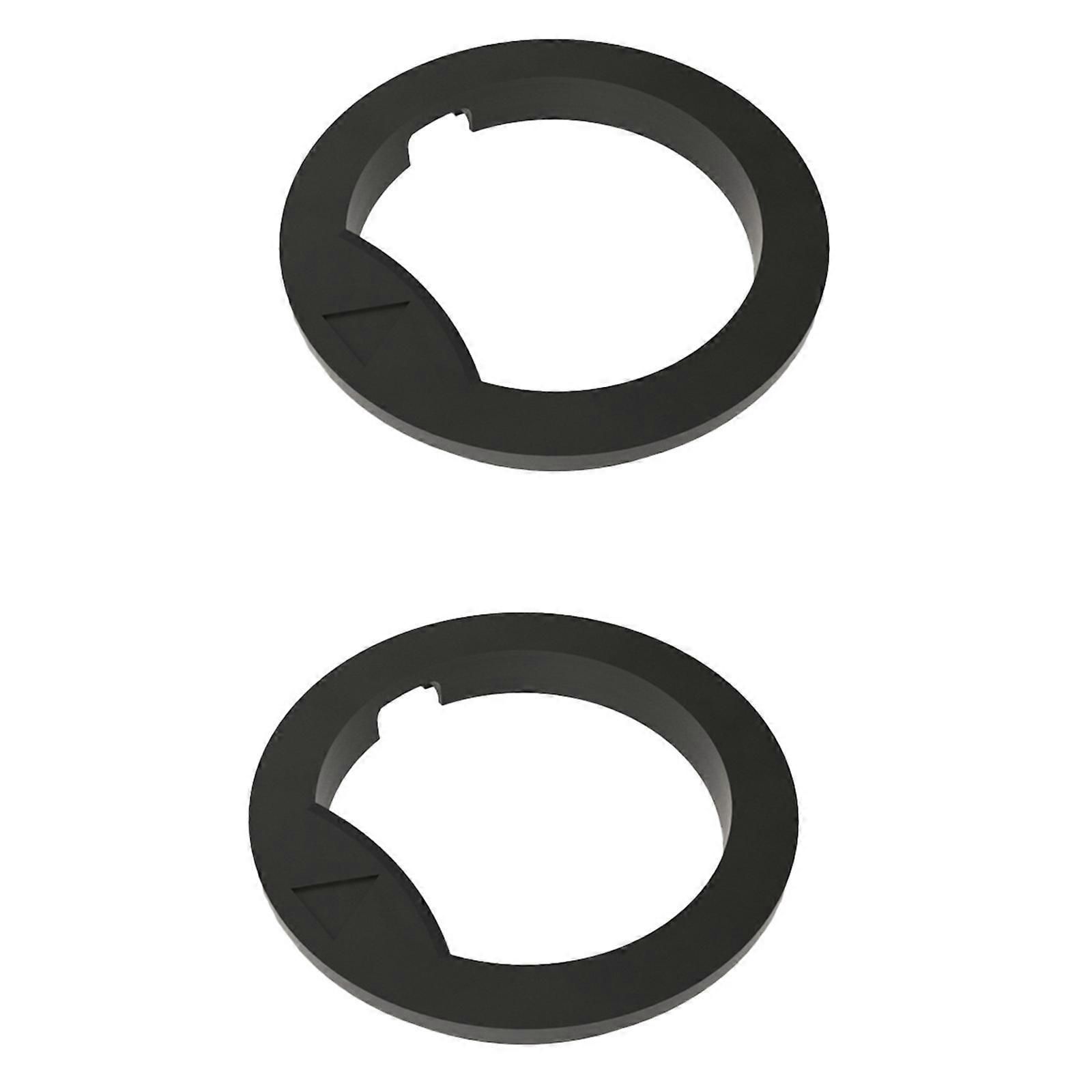 Pack of 2 Coffee Machine Grinder Rings Splash Resistant Anti Jams Component Suitable for Optimal Flavor Preservation Multicolor