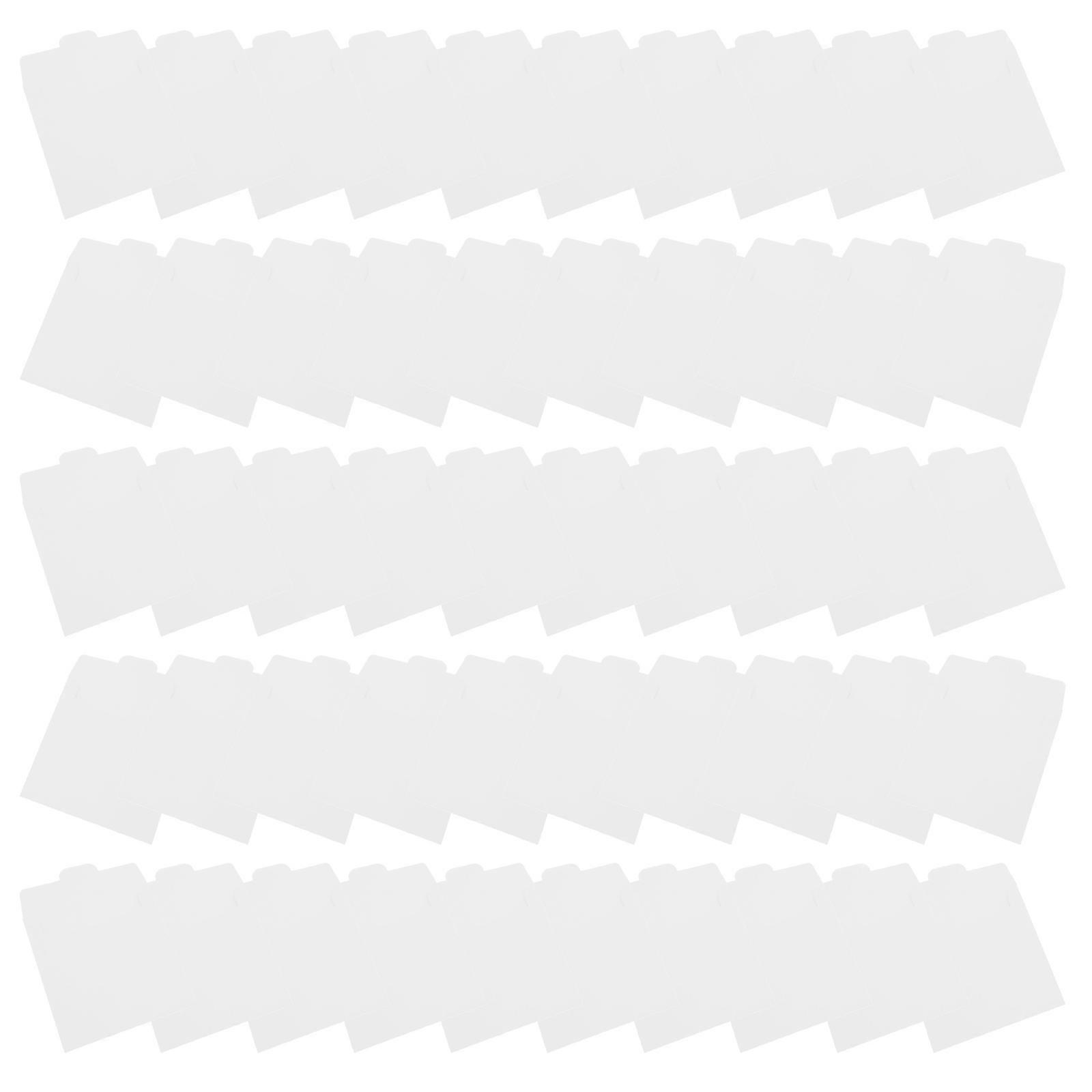 50 Recyclable Disc Sleeves With Tear Resistant Design For Secure Media Organization  White