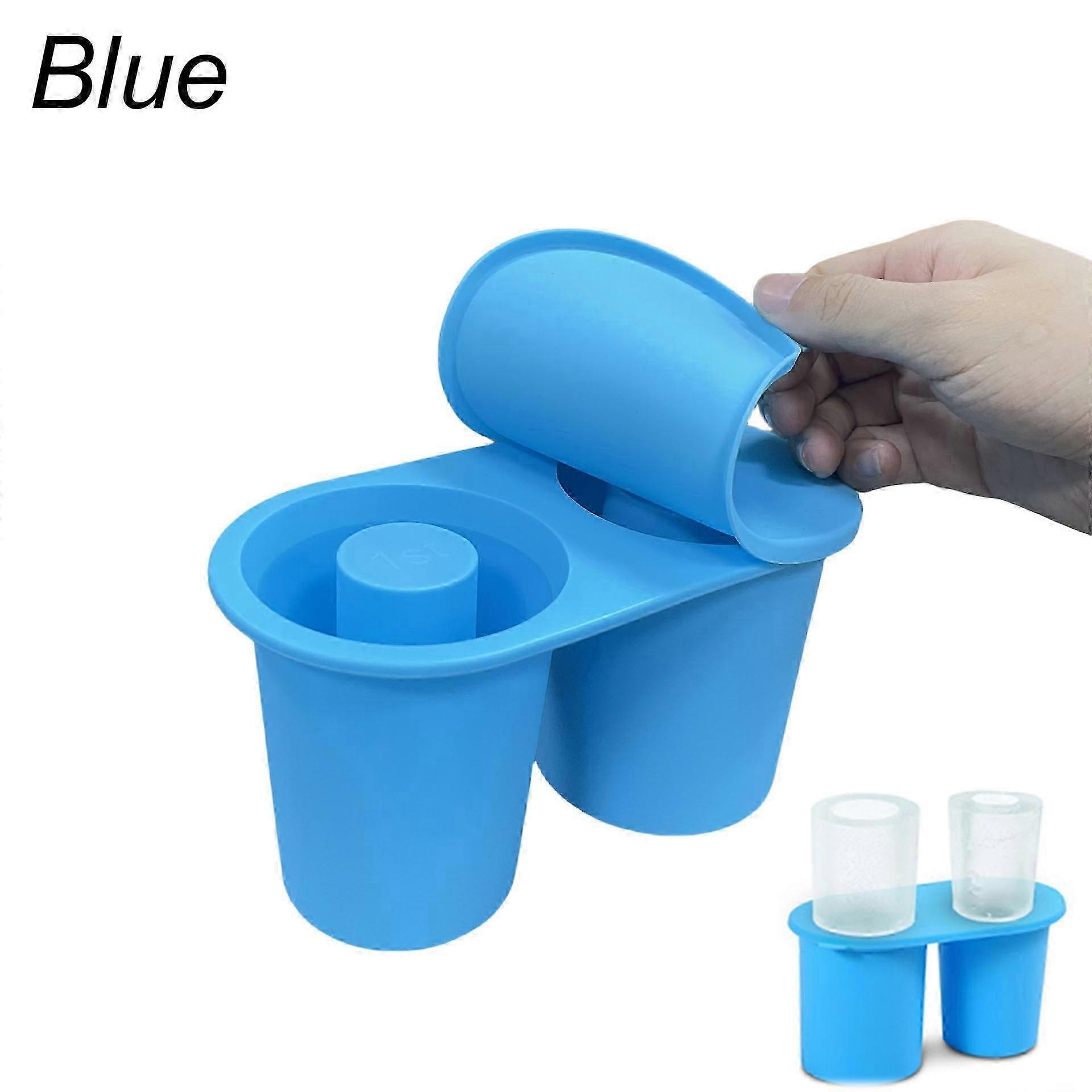 2/3/4/30Grid آيس كيوب صينية لكأس ستانلي بهلوان كأس ، قالب ثلج سيليكون على شكل أسطوانة مع غطاء ، ملحقات كأس ستانلي