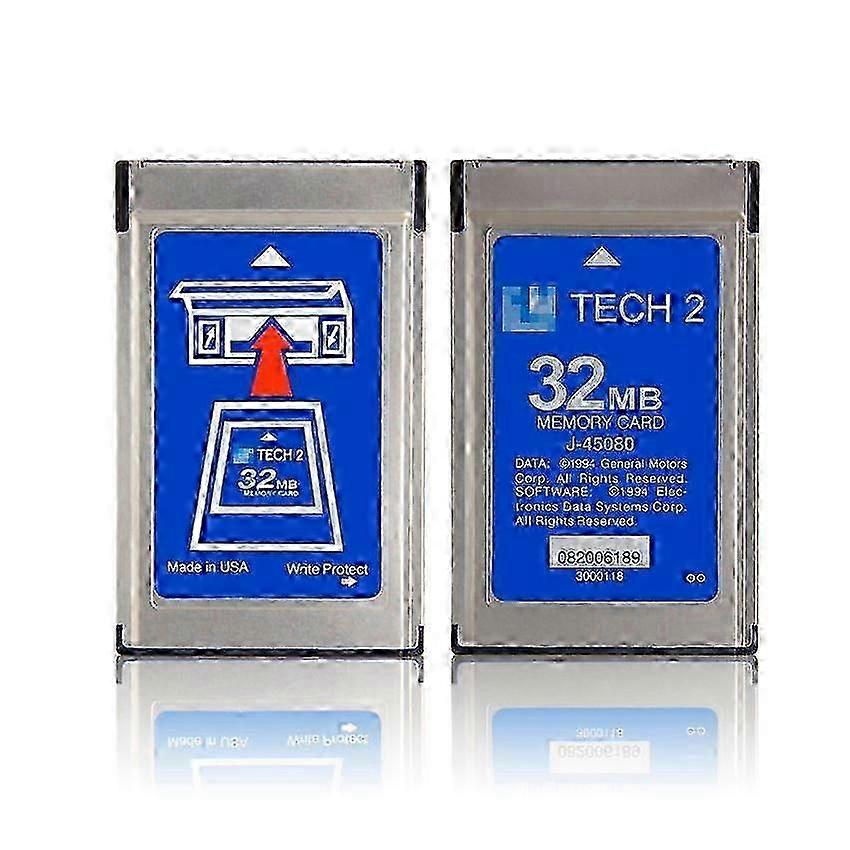 For Saab 1999-2012 GM Tech T2 32MB Dedicated Data Card, English Version