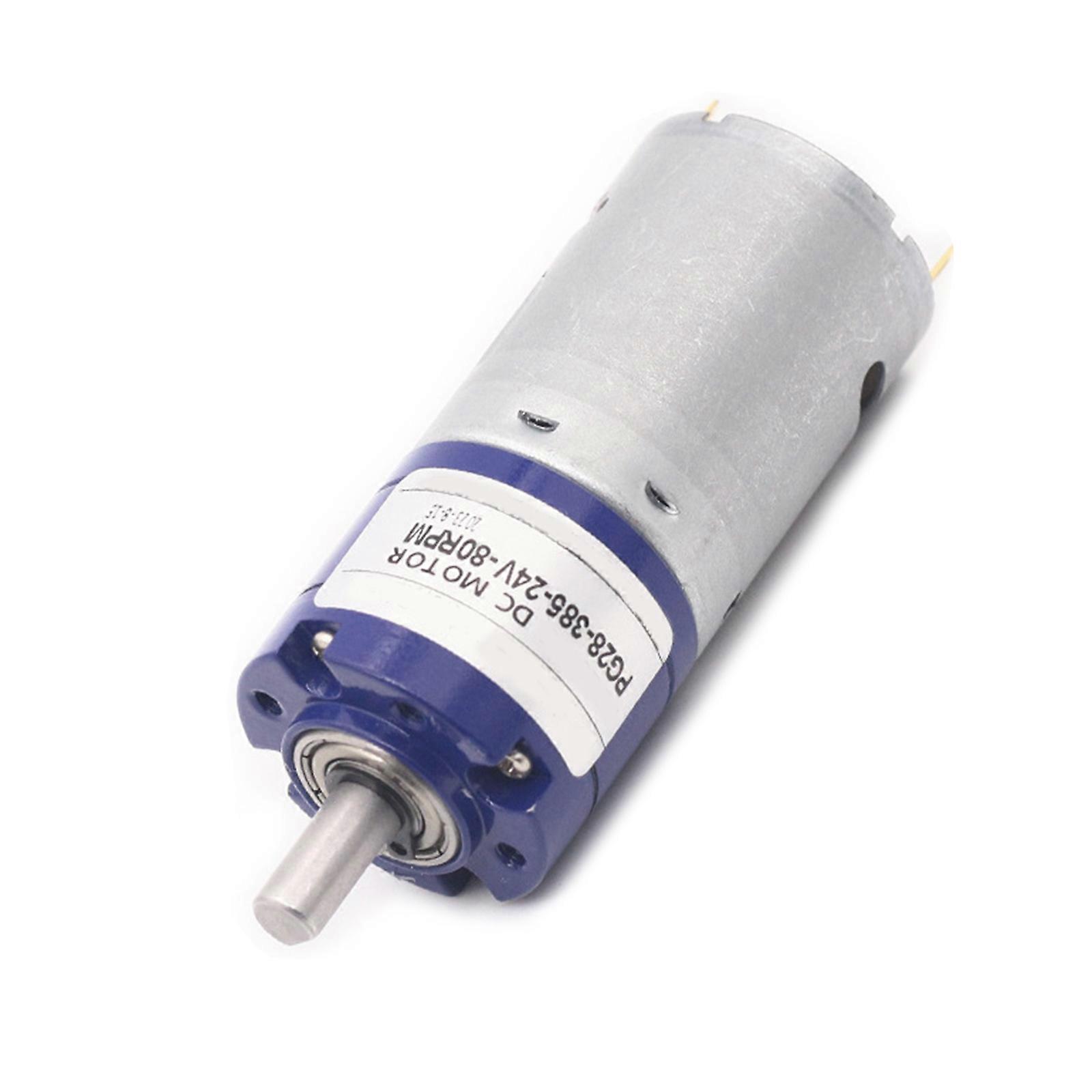 Precisions 24V Gear Motor 52RPM Reversible Rotation Efficient Planetary Gear Motor for Machine Tool & Office Devices Multicolor