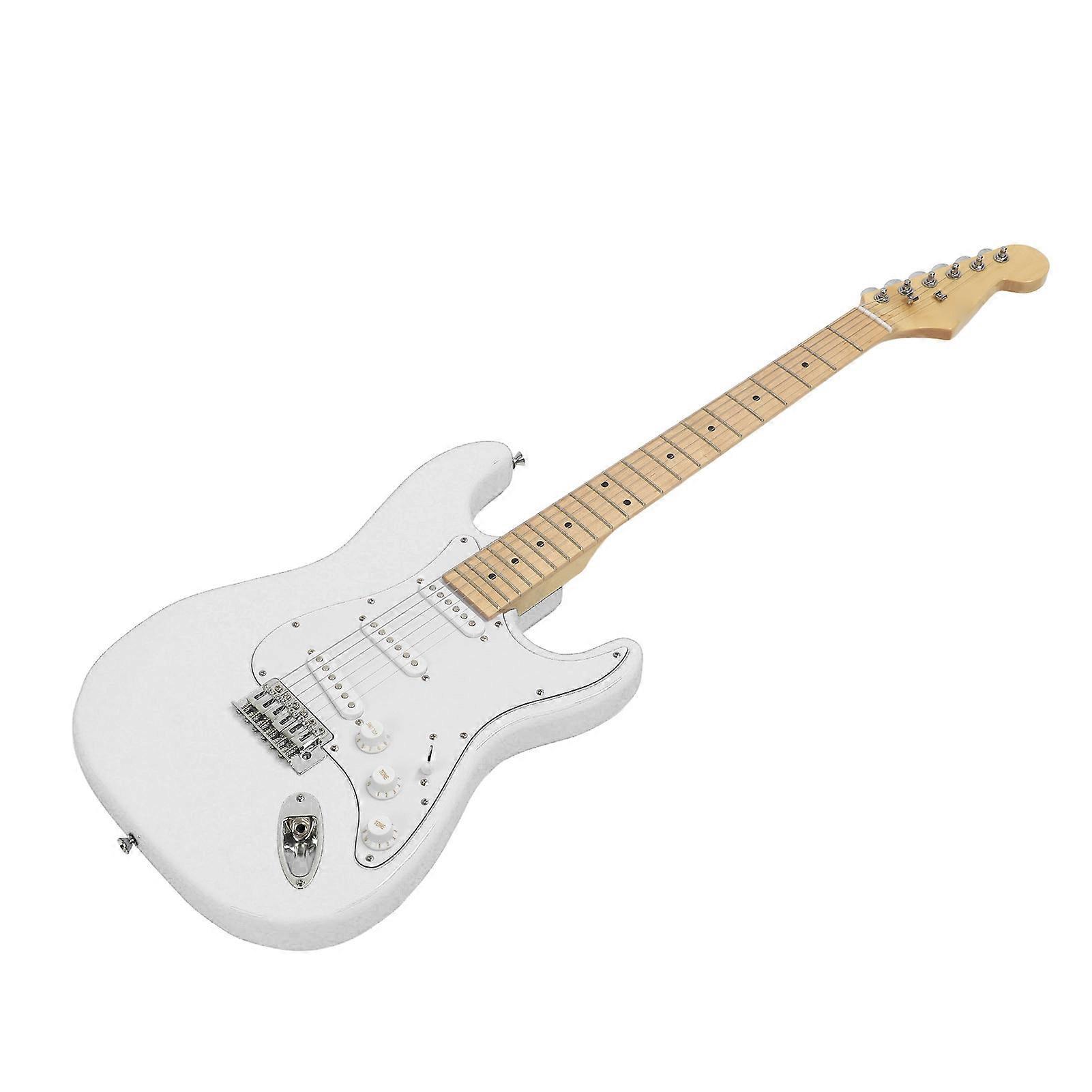 ST初心者用エレキギターキットアンプ収納バッグ付きエレキギターショルダーストラップピックとレンチA