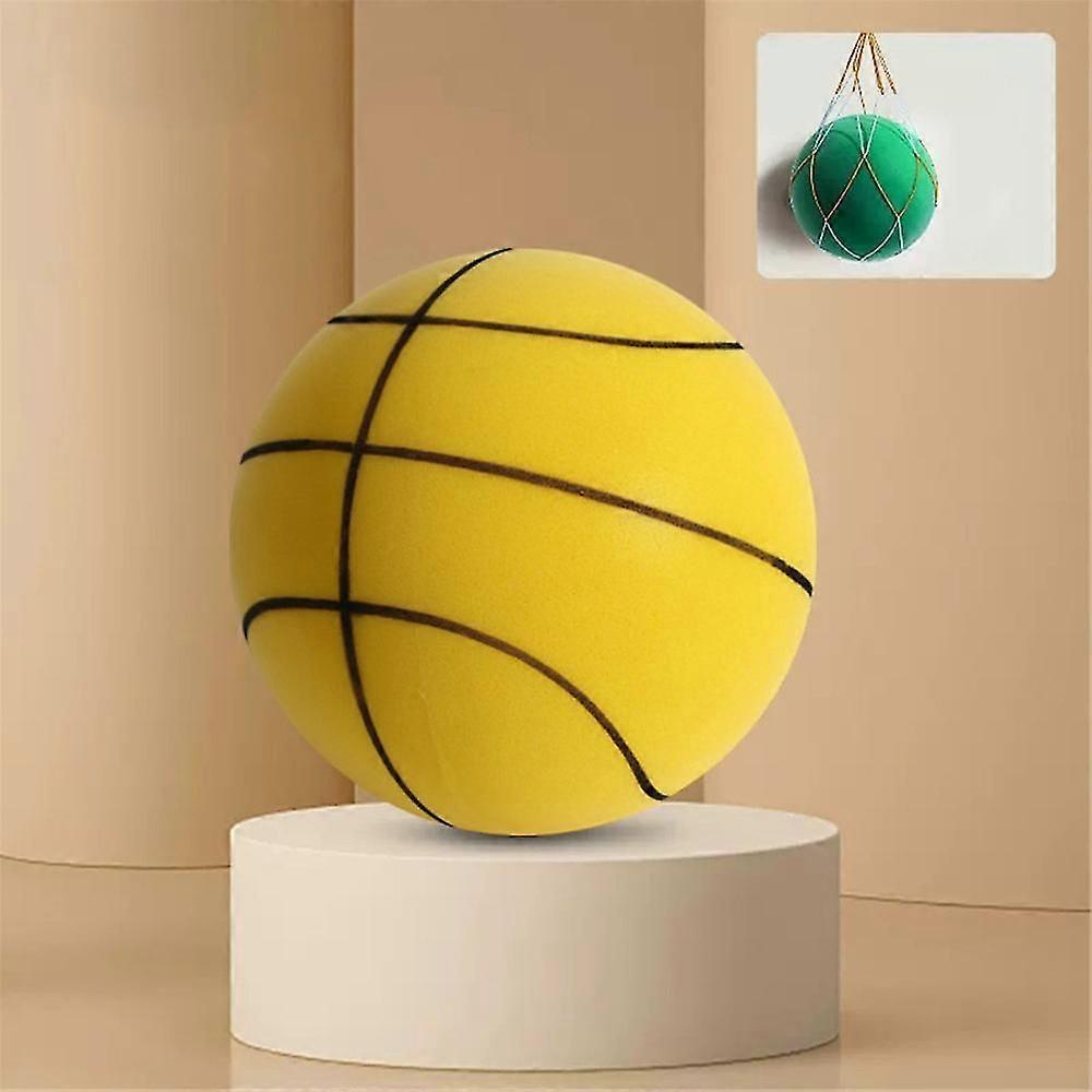 Silent Basketball, Noiseless Bouncing Basketball, Quiet Play Lightweight Basketball Squeezable Sphere For Various Indoor Activities