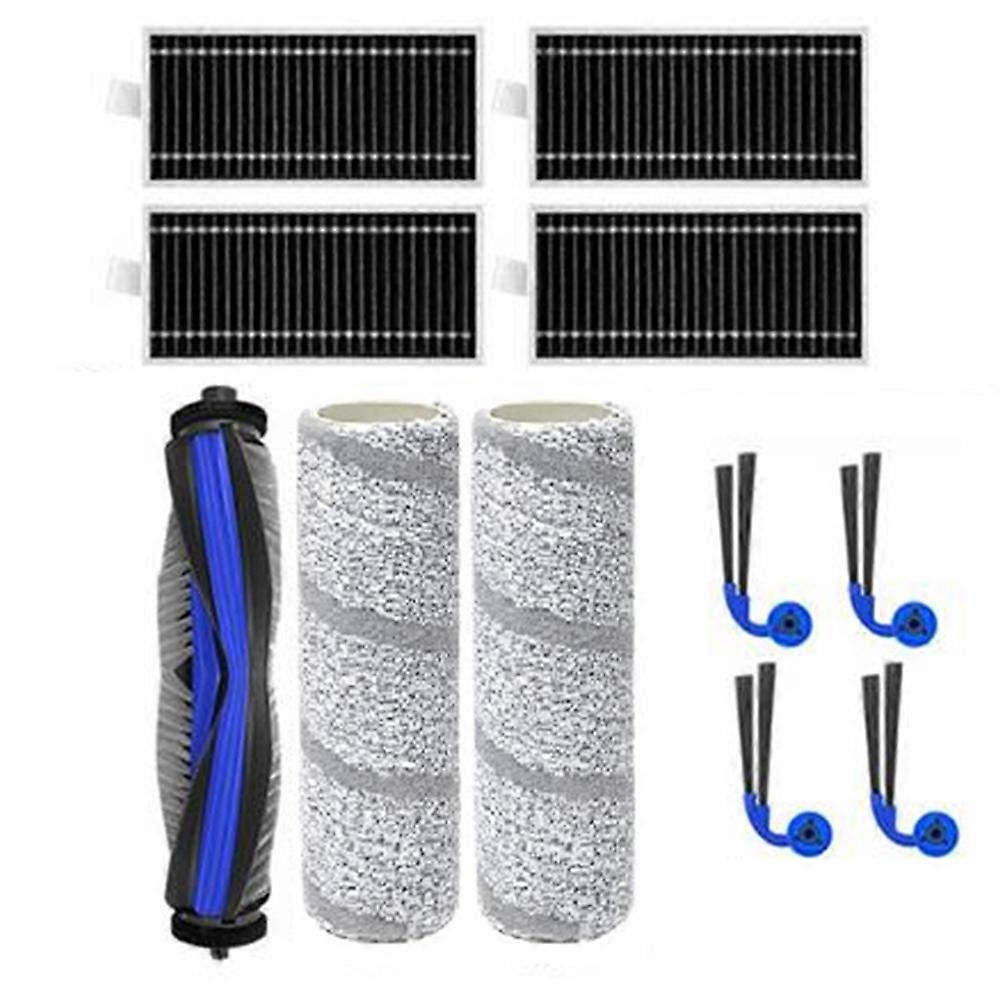 11 Pcs for Ecovacs Deebot X11 Omnicyclone/ X11 Pro/ X11 Pro Omni/ X11 Vacuum Cleaner Parts Main Side Brush Filter Drum