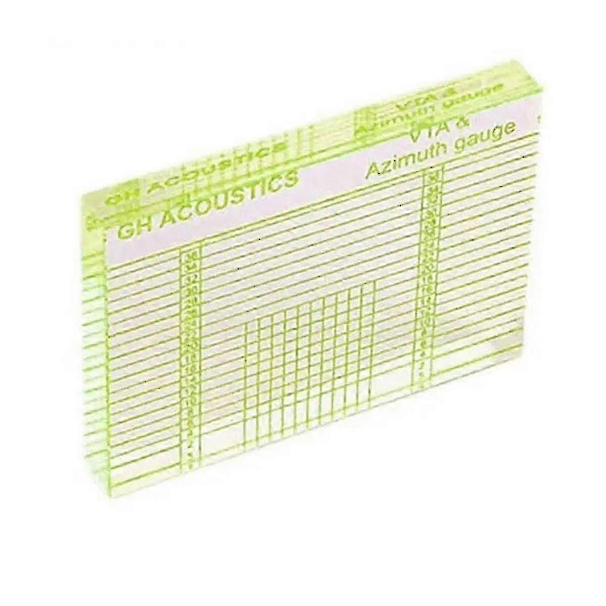 VTA Balance and Azimuth Adjustment Ruler Vinyl Record Player Measuring Phono Tonearm VTA/ Azimuth Ruler