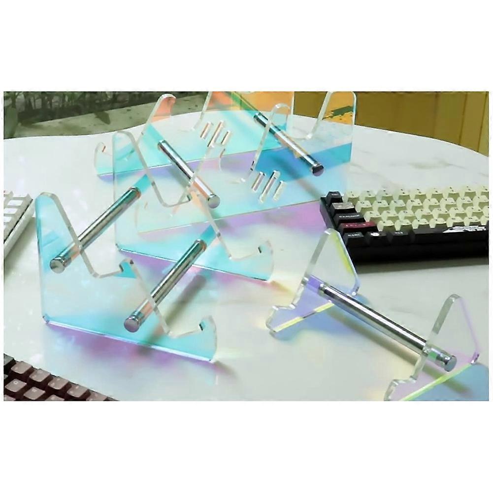 Removable Multicolor Acrylic Keyboard Stand Transparent Desktop Tray Computer Keyboard Tray Stand Multicolor 1 Layer