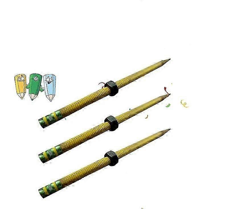 Lápis de Fidget para TDAH, Manga de Lápis Roscada com Parafusos Nuts'n para Crianças e Adultos