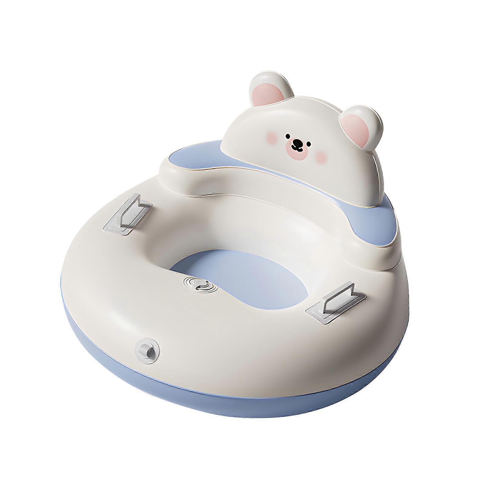 Cold Resistant Inflatable Snow Sleds For Kid With Antilip Base And Quick Press Inflation For Winter Family Activity Multicolor