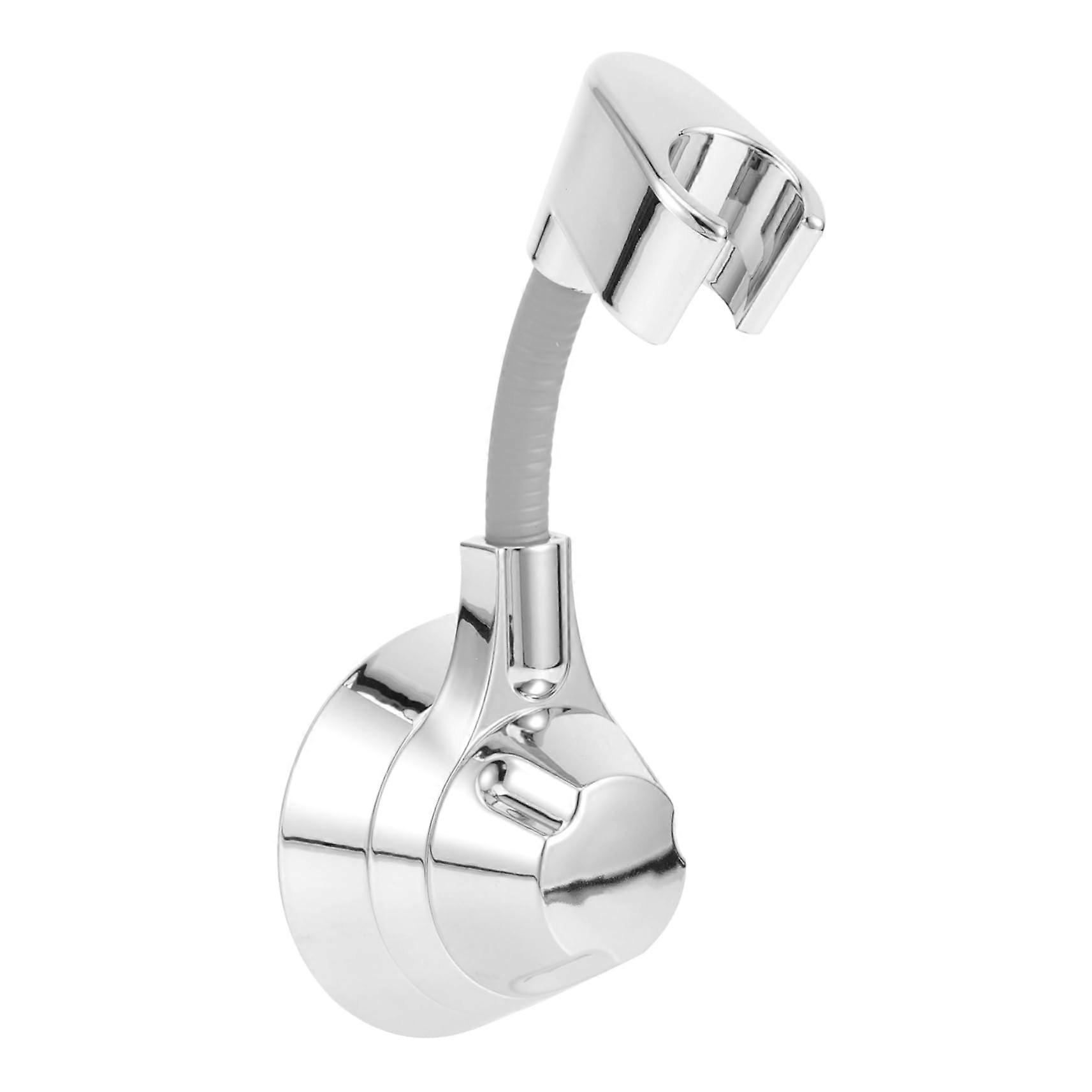 Suction Cup Shower Head Holder with Removable NoDrill Bracket for Adjustable Bathroom Use