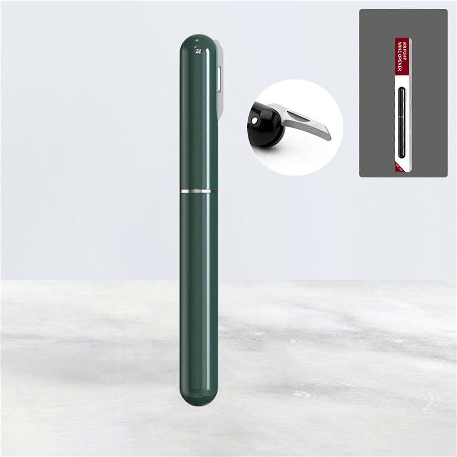 Xubond Tools, Wine ， Air Pressure Corkscrew With Cutting Bottle Foil Effortlessly Open Bottles Without Damaging Corks Easy To Use Air Tools, Green,