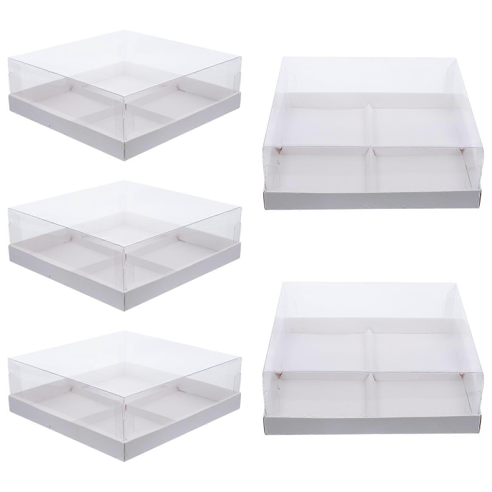Bakery Boxes for Storage Use 20Pcs White Paper Packaging